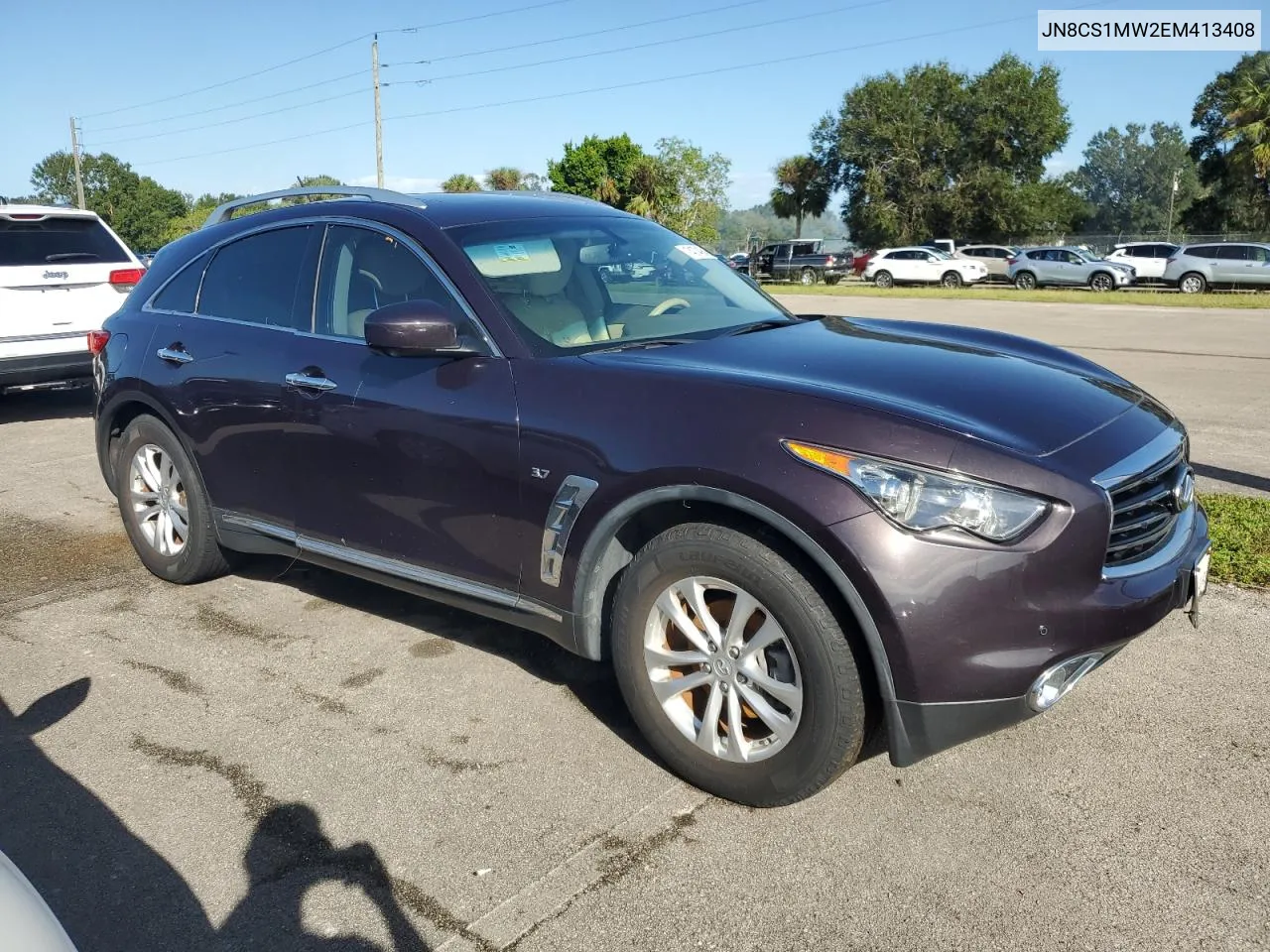 JN8CS1MW2EM413408 2014 Infiniti Qx70