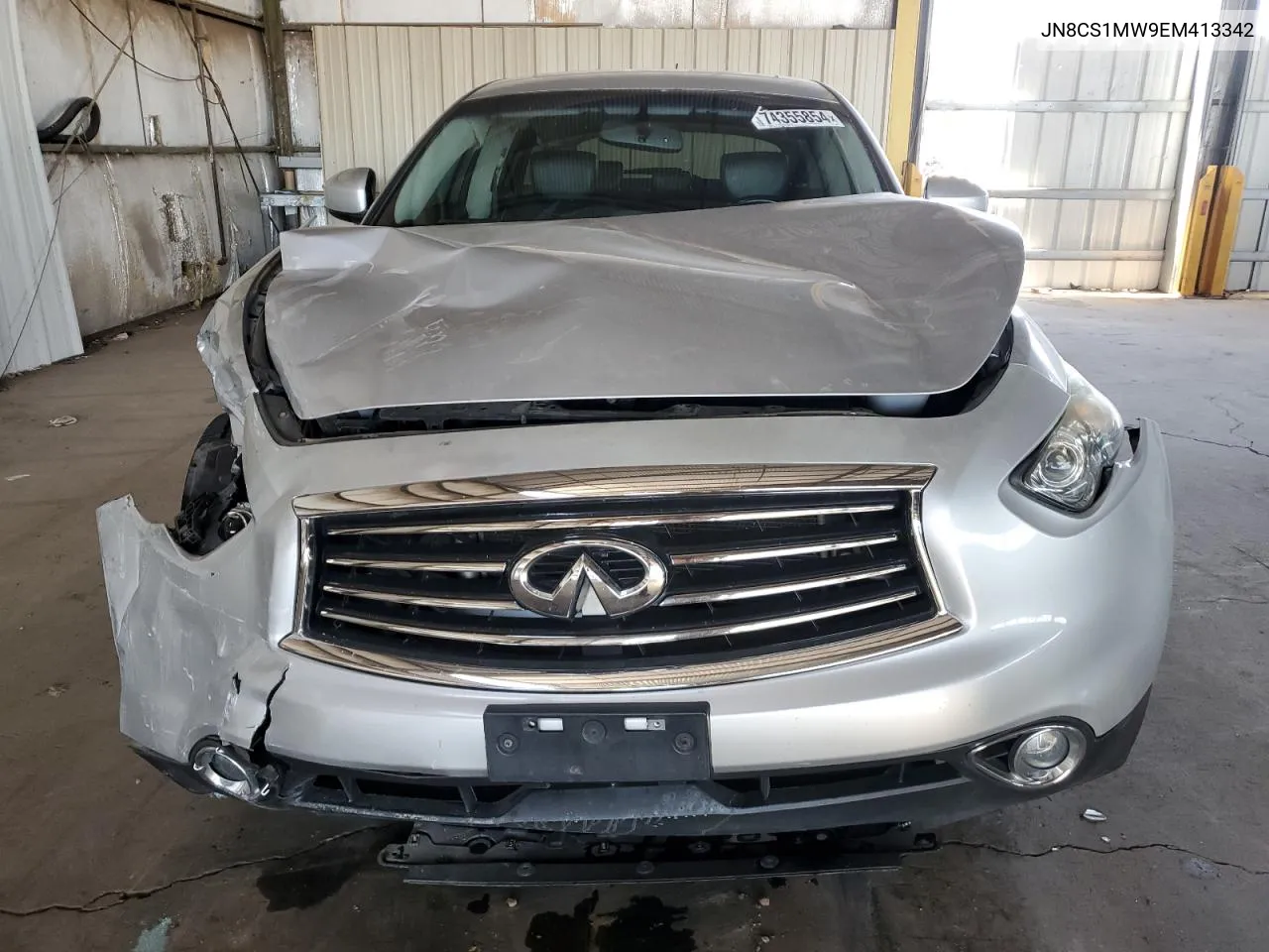 2014 Infiniti Qx70 VIN: JN8CS1MW9EM413342 Lot: 74355854