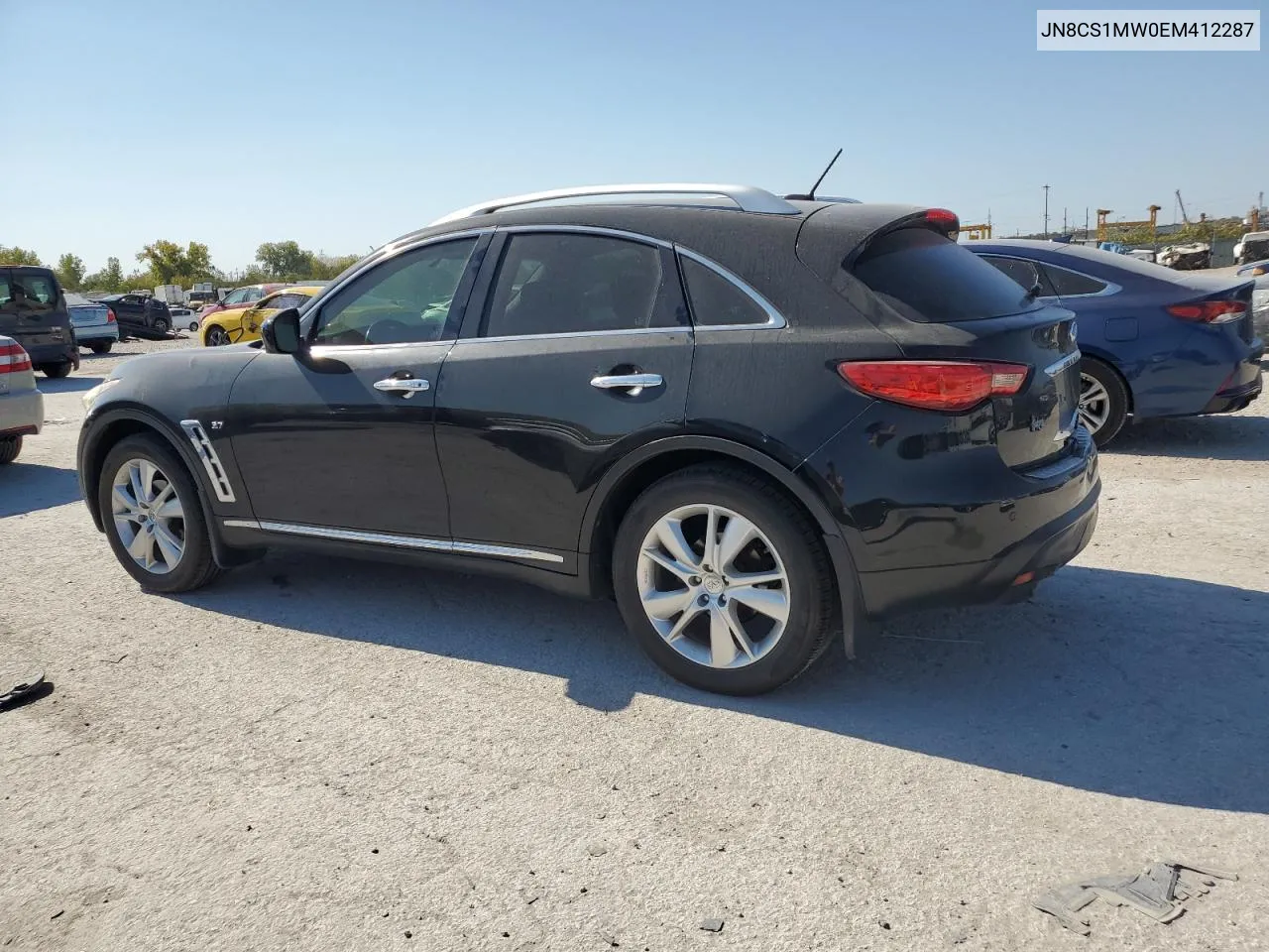 2014 Infiniti Qx70 VIN: JN8CS1MW0EM412287 Lot: 76018724