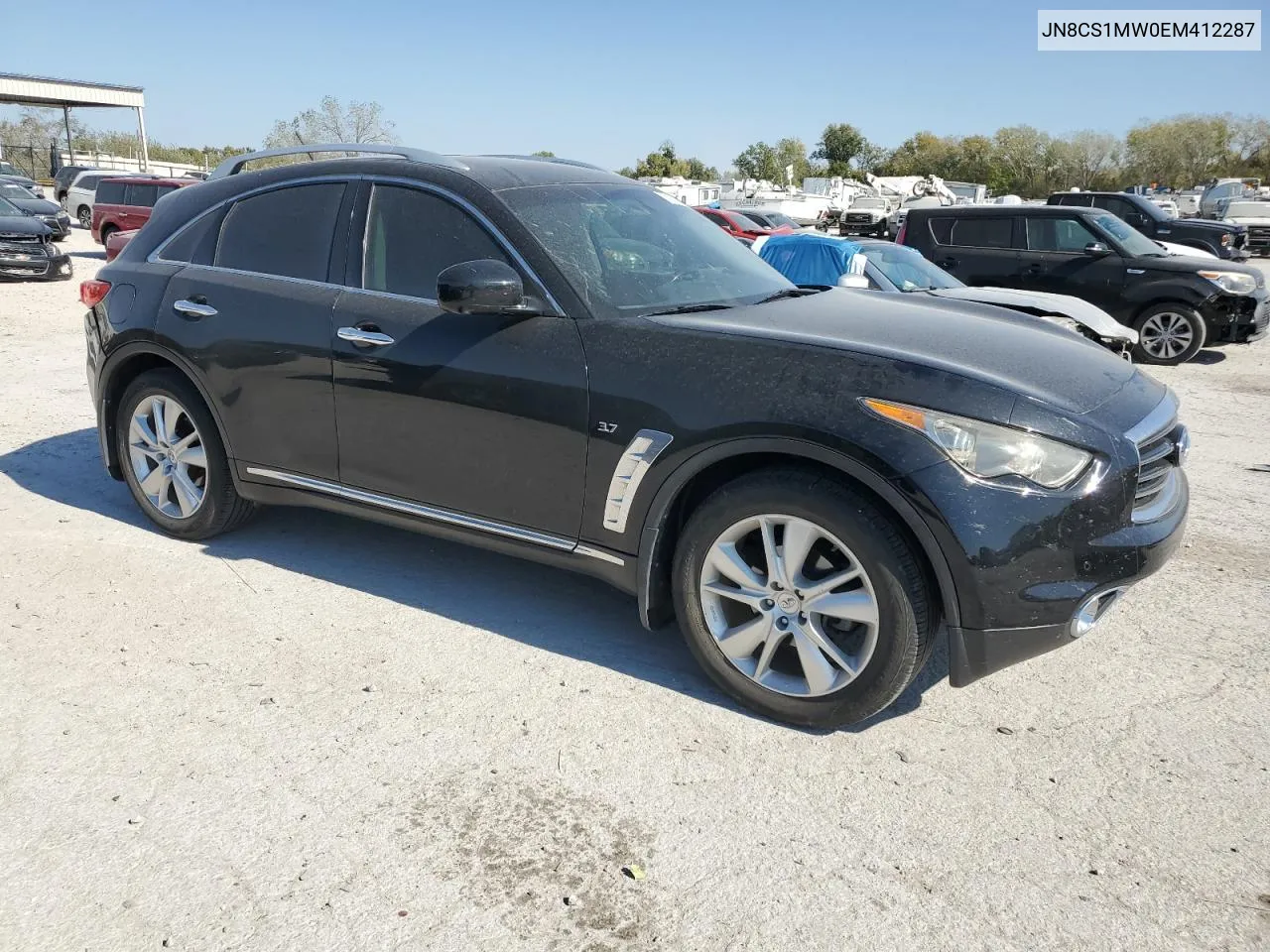 JN8CS1MW0EM412287 2014 Infiniti Qx70