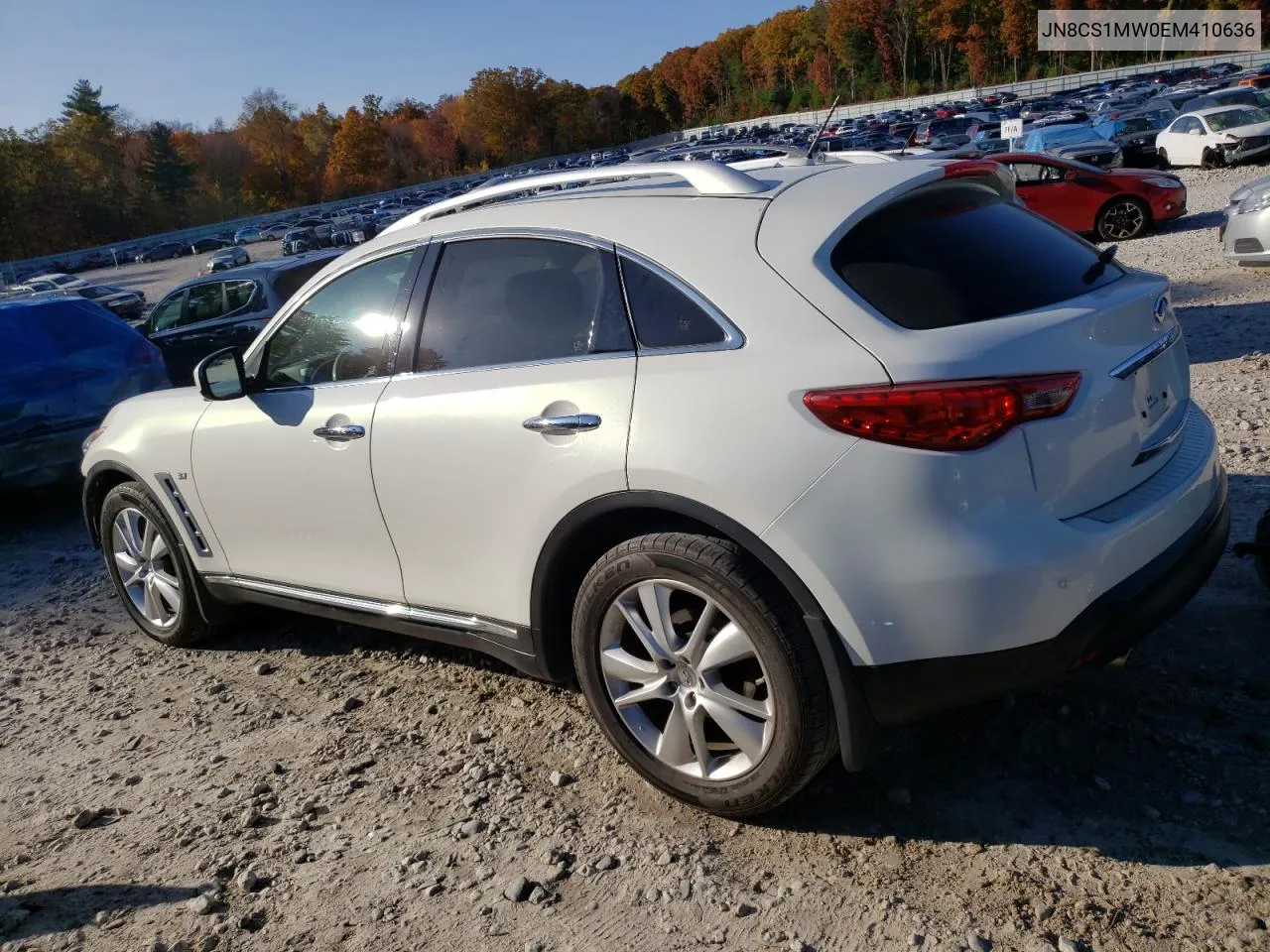 2014 Infiniti Qx70 VIN: JN8CS1MW0EM410636 Lot: 76750874