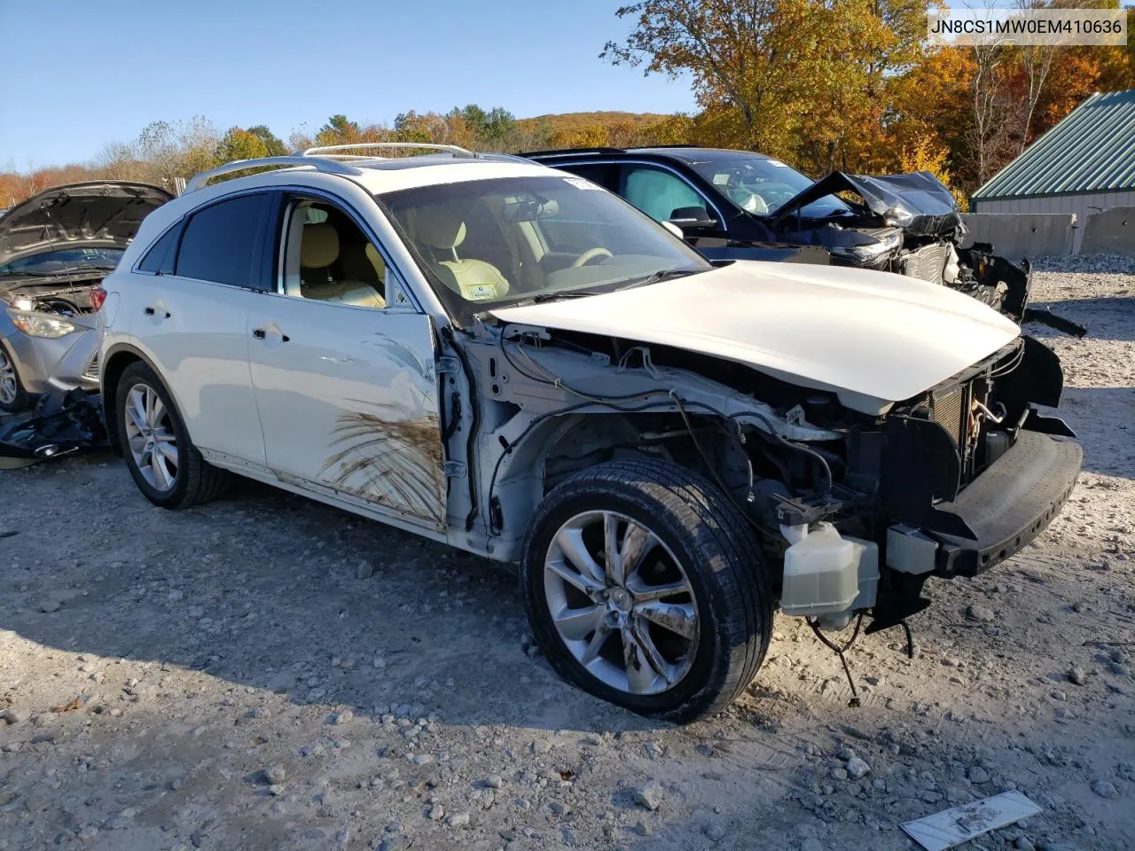 2014 Infiniti Qx70 VIN: JN8CS1MW0EM410636 Lot: 76750874