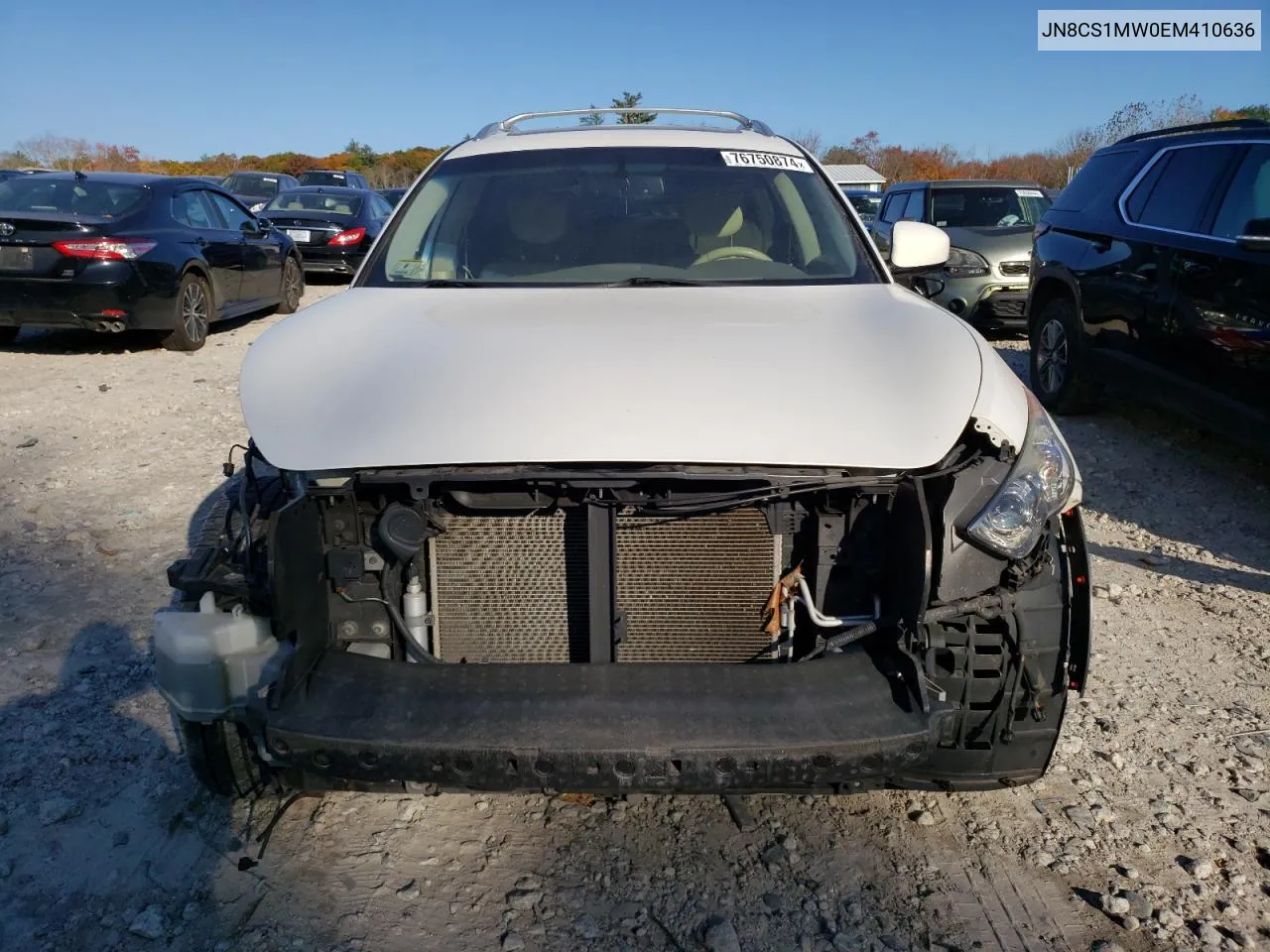 2014 Infiniti Qx70 VIN: JN8CS1MW0EM410636 Lot: 76750874