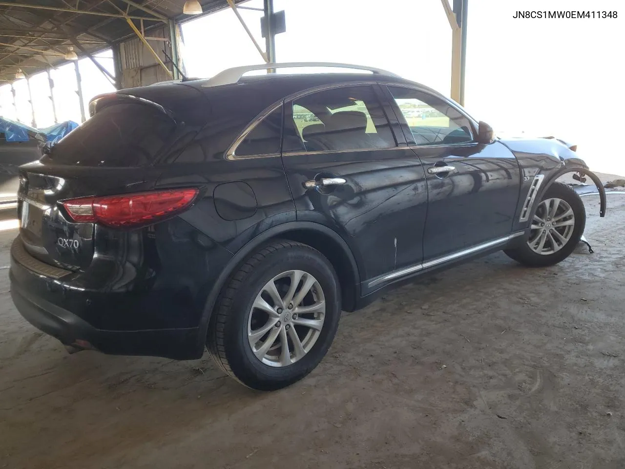 2014 Infiniti Qx70 VIN: JN8CS1MW0EM411348 Lot: 77441224