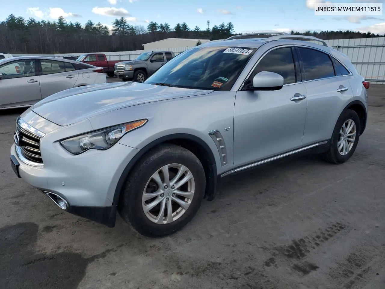 2014 Infiniti Qx70 VIN: JN8CS1MW4EM411515 Lot: 80541824