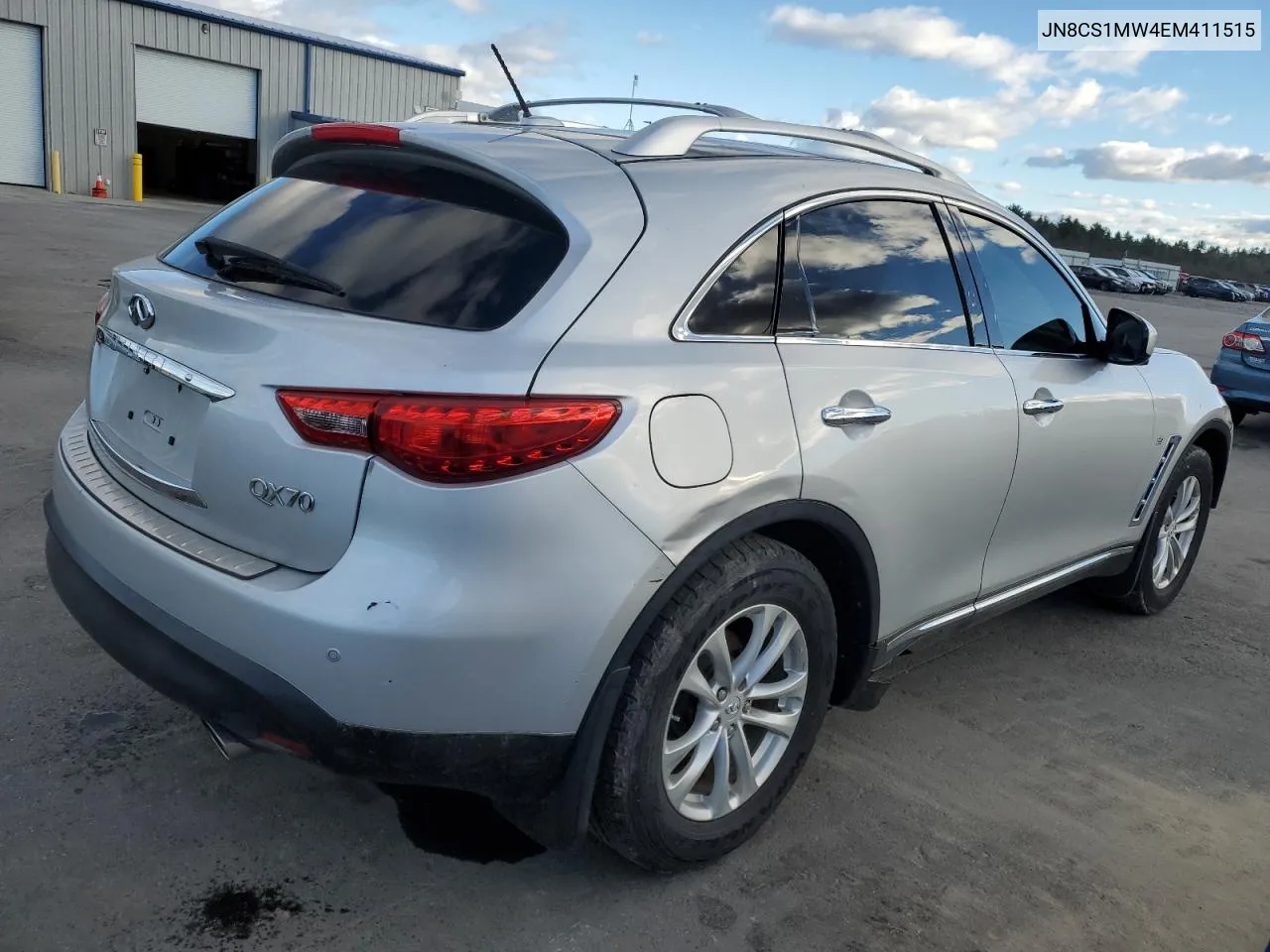 2014 Infiniti Qx70 VIN: JN8CS1MW4EM411515 Lot: 80541824