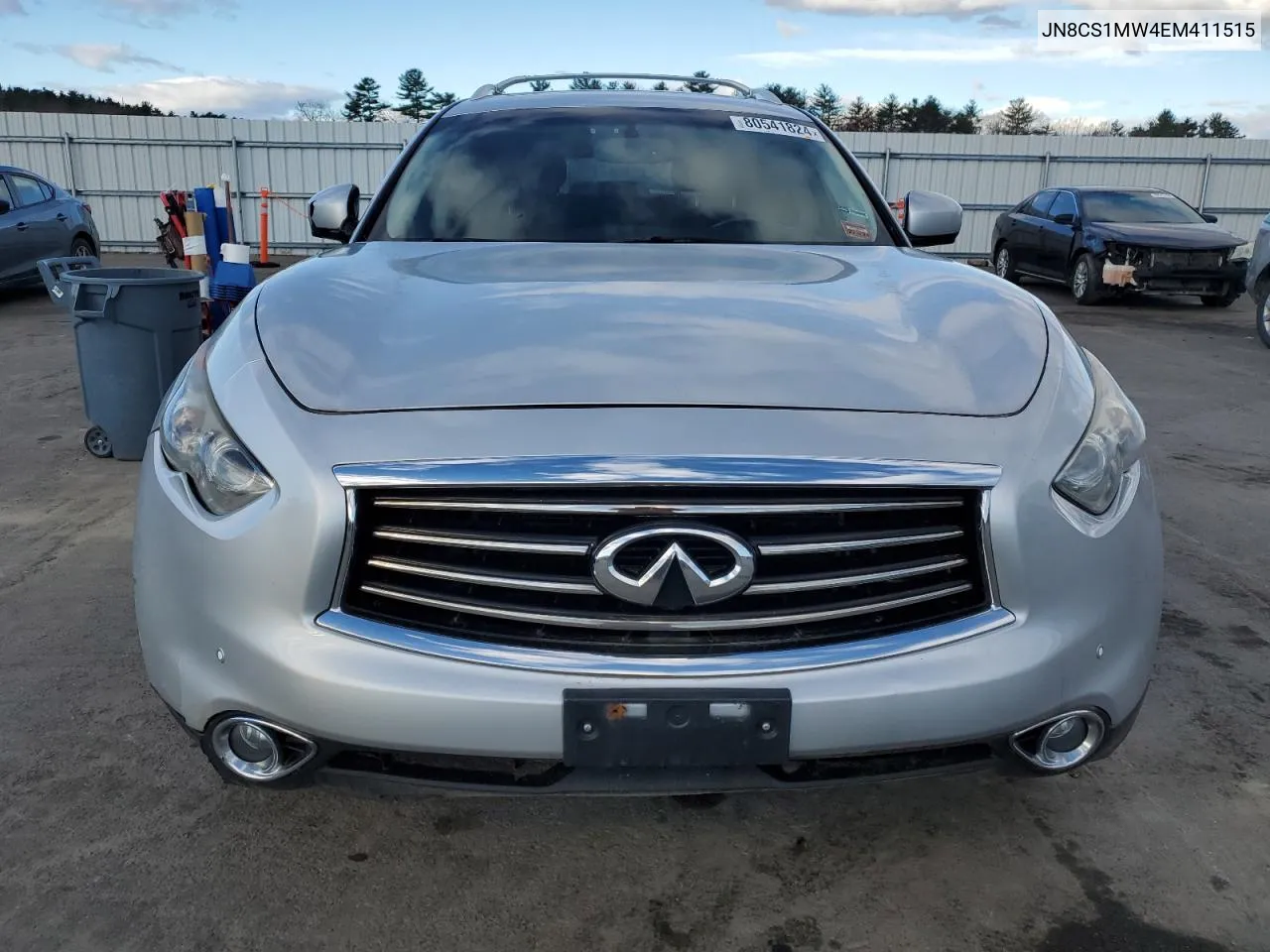 2014 Infiniti Qx70 VIN: JN8CS1MW4EM411515 Lot: 80541824