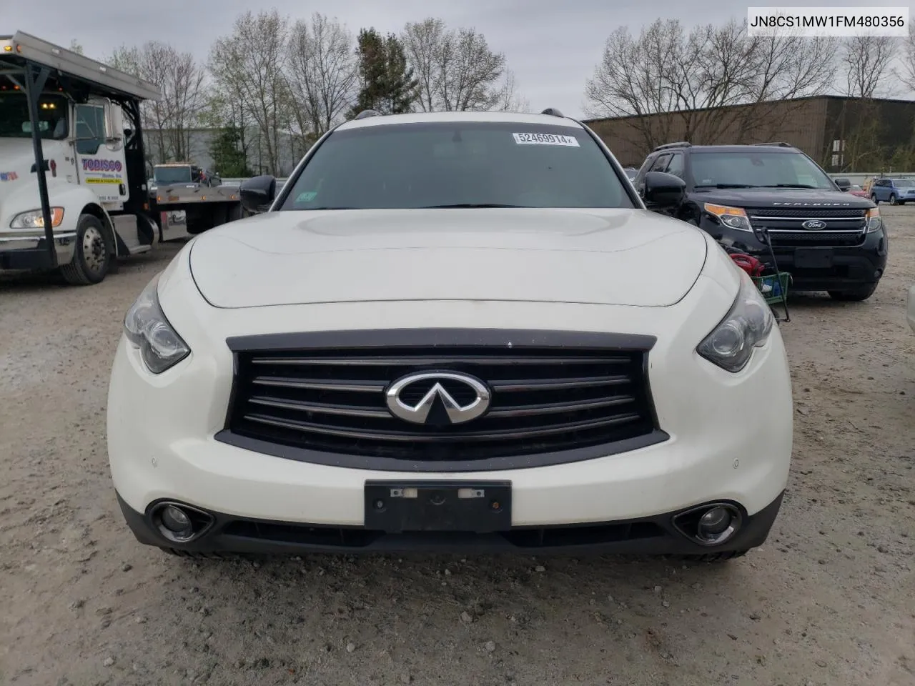 2015 Infiniti Qx70 VIN: JN8CS1MW1FM480356 Lot: 52469914