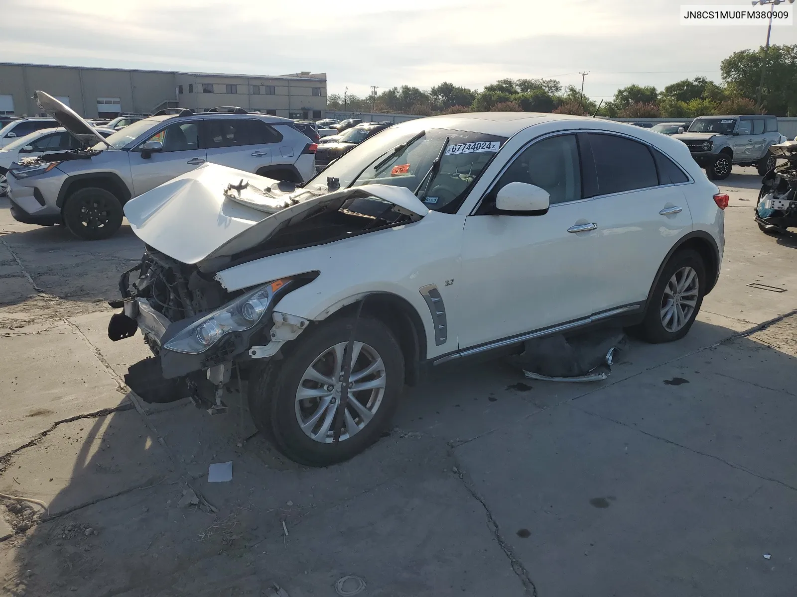 JN8CS1MU0FM380909 2015 Infiniti Qx70