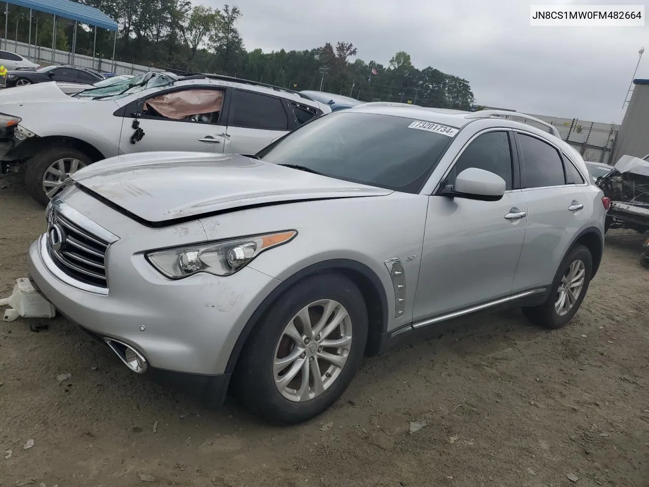 2015 Infiniti Qx70 VIN: JN8CS1MW0FM482664 Lot: 73201734