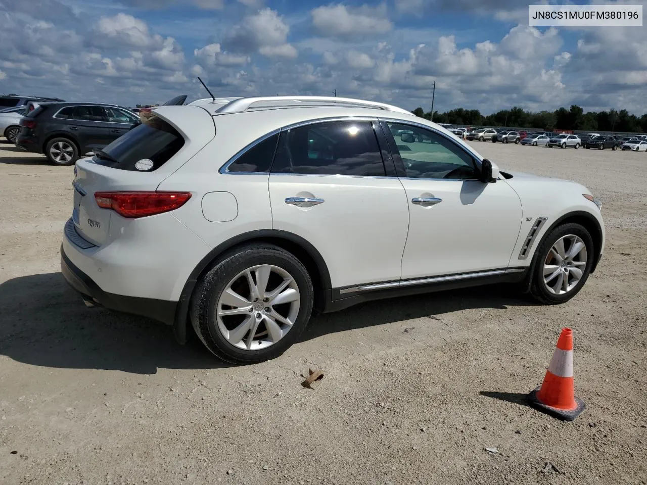 2015 Infiniti Qx70 VIN: JN8CS1MU0FM380196 Lot: 73847374