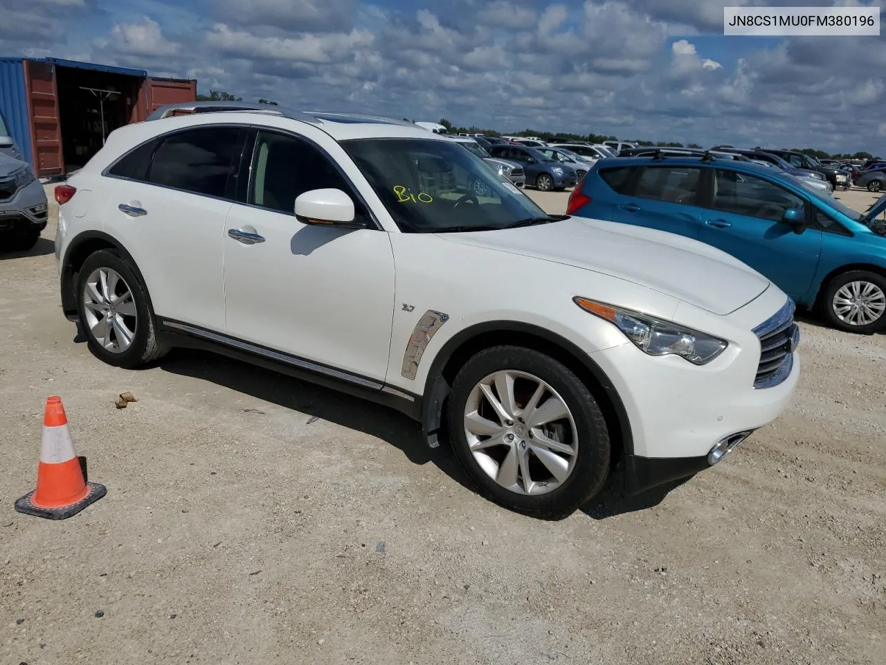 2015 Infiniti Qx70 VIN: JN8CS1MU0FM380196 Lot: 73847374