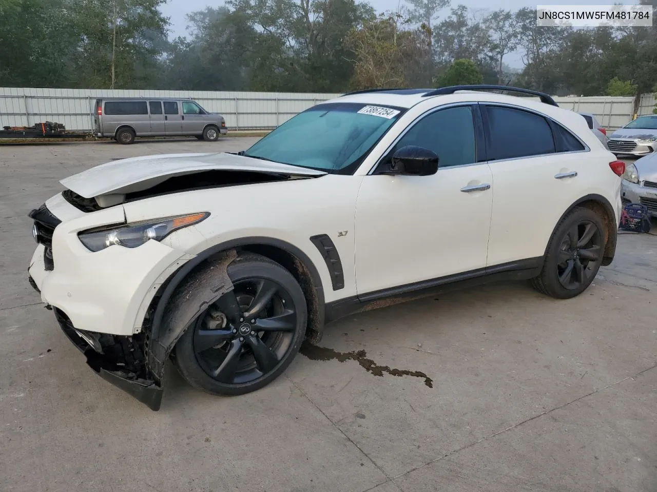 2015 Infiniti Qx70 VIN: JN8CS1MW5FM481784 Lot: 73867254