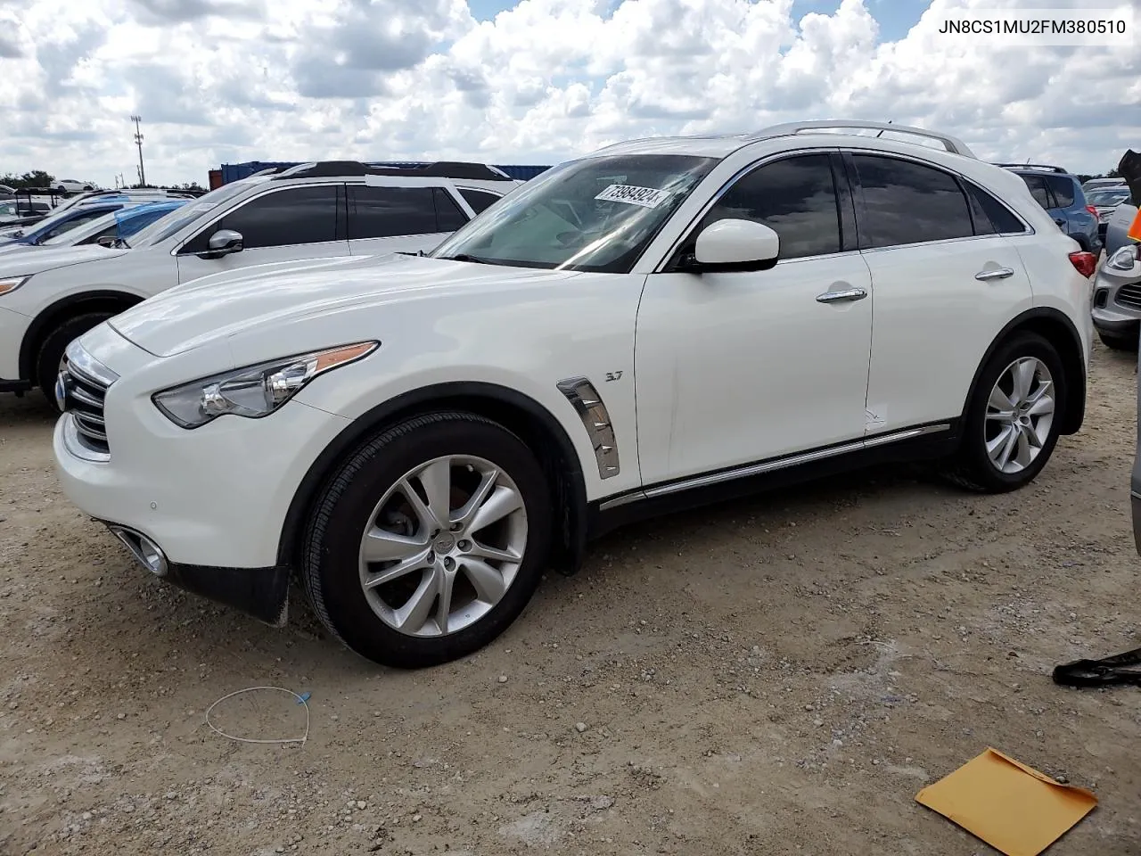 JN8CS1MU2FM380510 2015 Infiniti Qx70