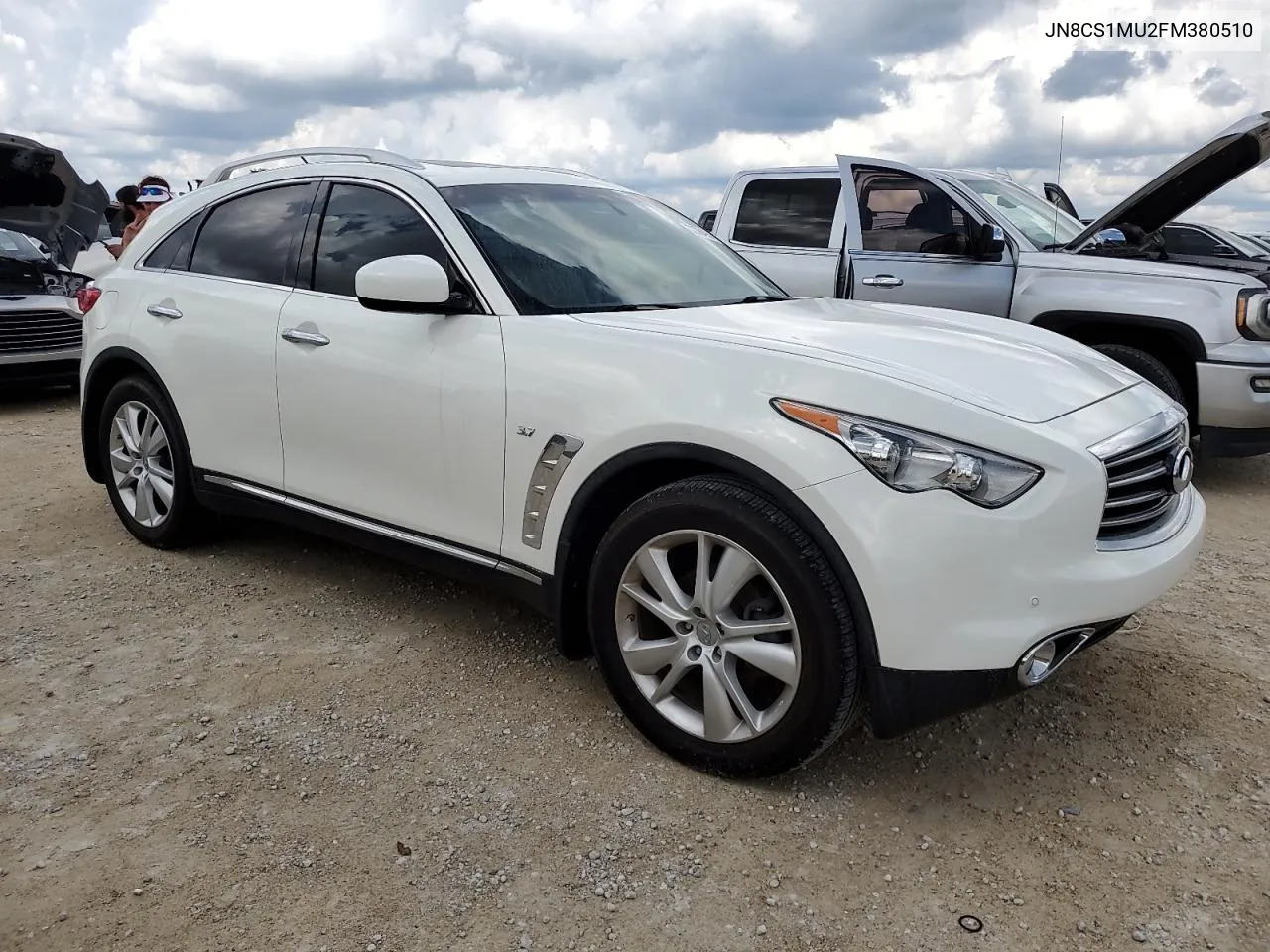 JN8CS1MU2FM380510 2015 Infiniti Qx70