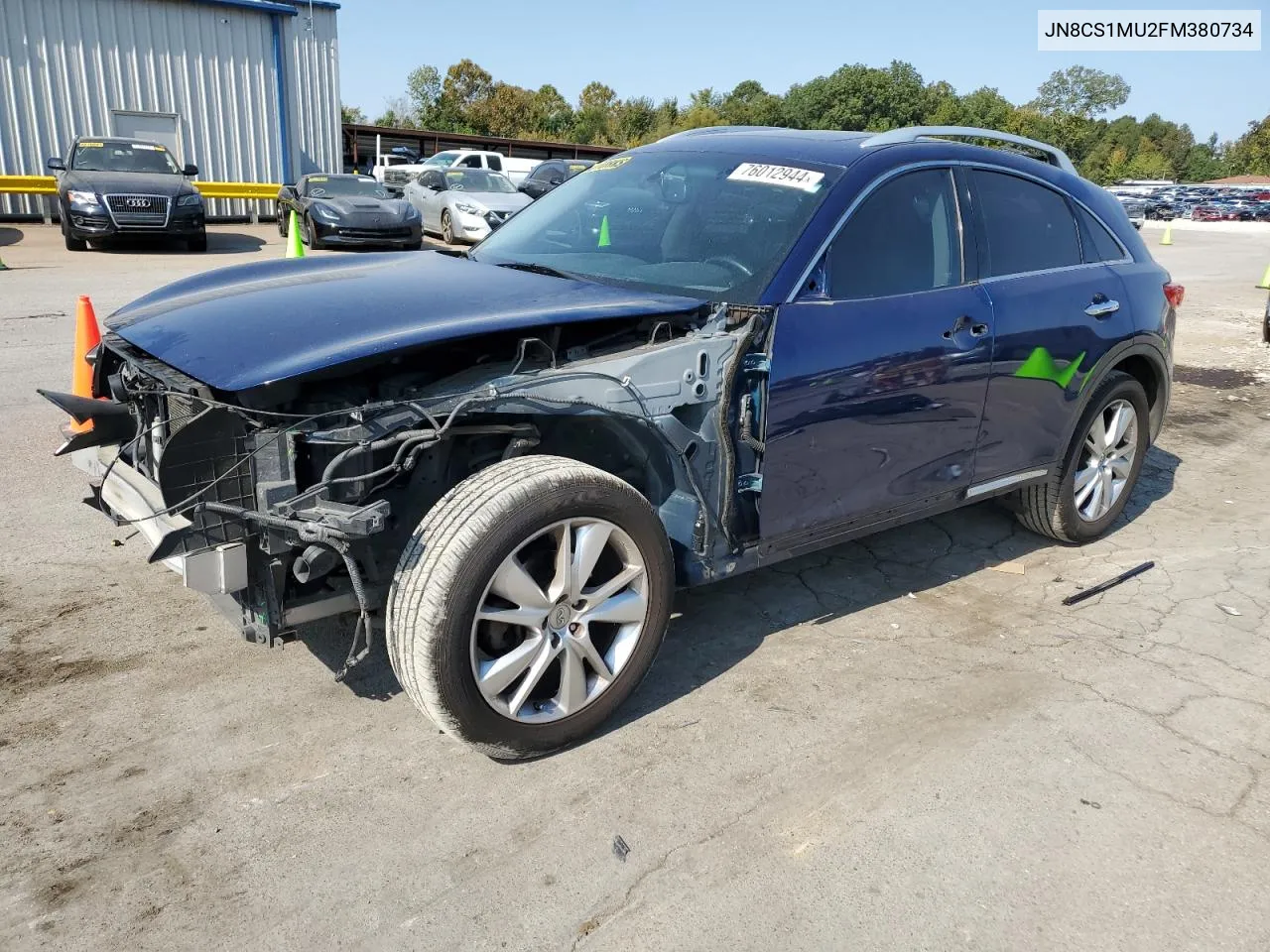 JN8CS1MU2FM380734 2015 Infiniti Qx70