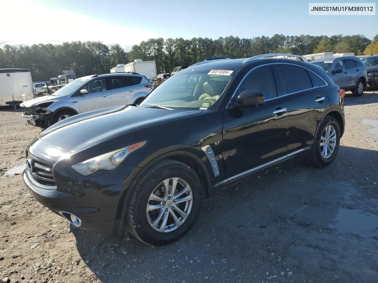 2015 Infiniti Qx70 VIN: JN8CS1MU1FM380112 Lot: 80019304