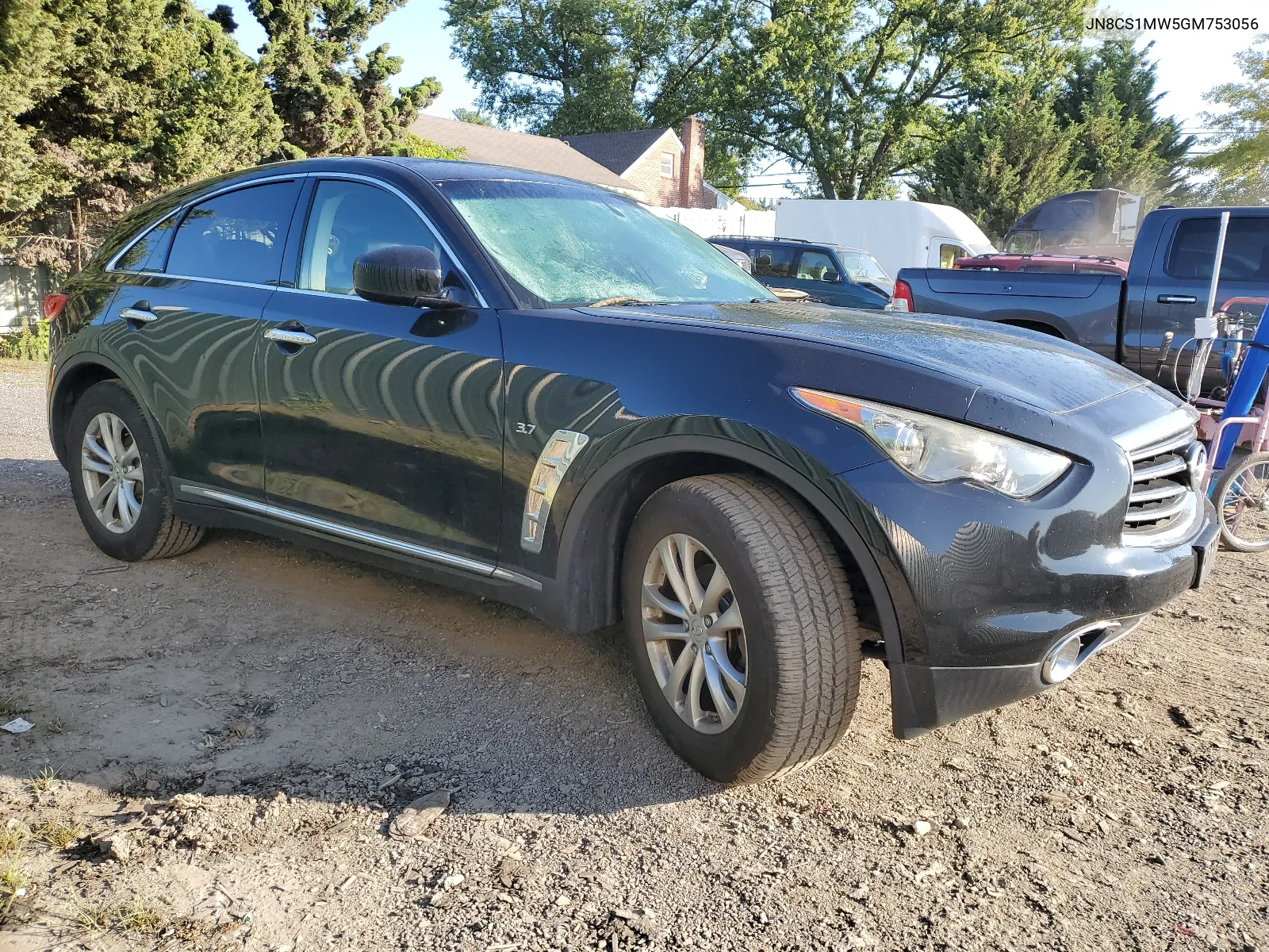 2016 Infiniti Qx70 VIN: JN8CS1MW5GM753056 Lot: 67653174