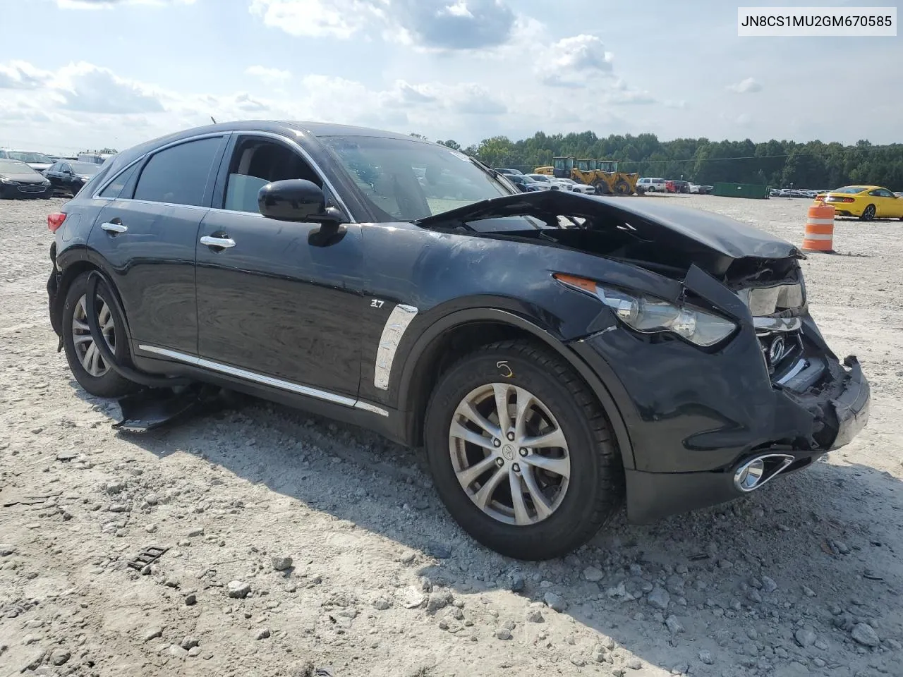 JN8CS1MU2GM670585 2016 Infiniti Qx70