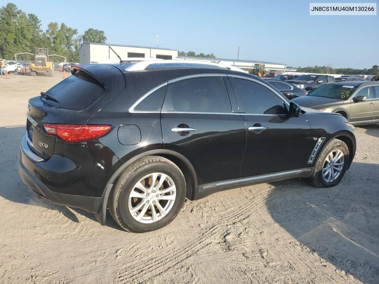 2016 Infiniti Qx70 VIN: JN8CS1MU4GM130266 Lot: 67839524