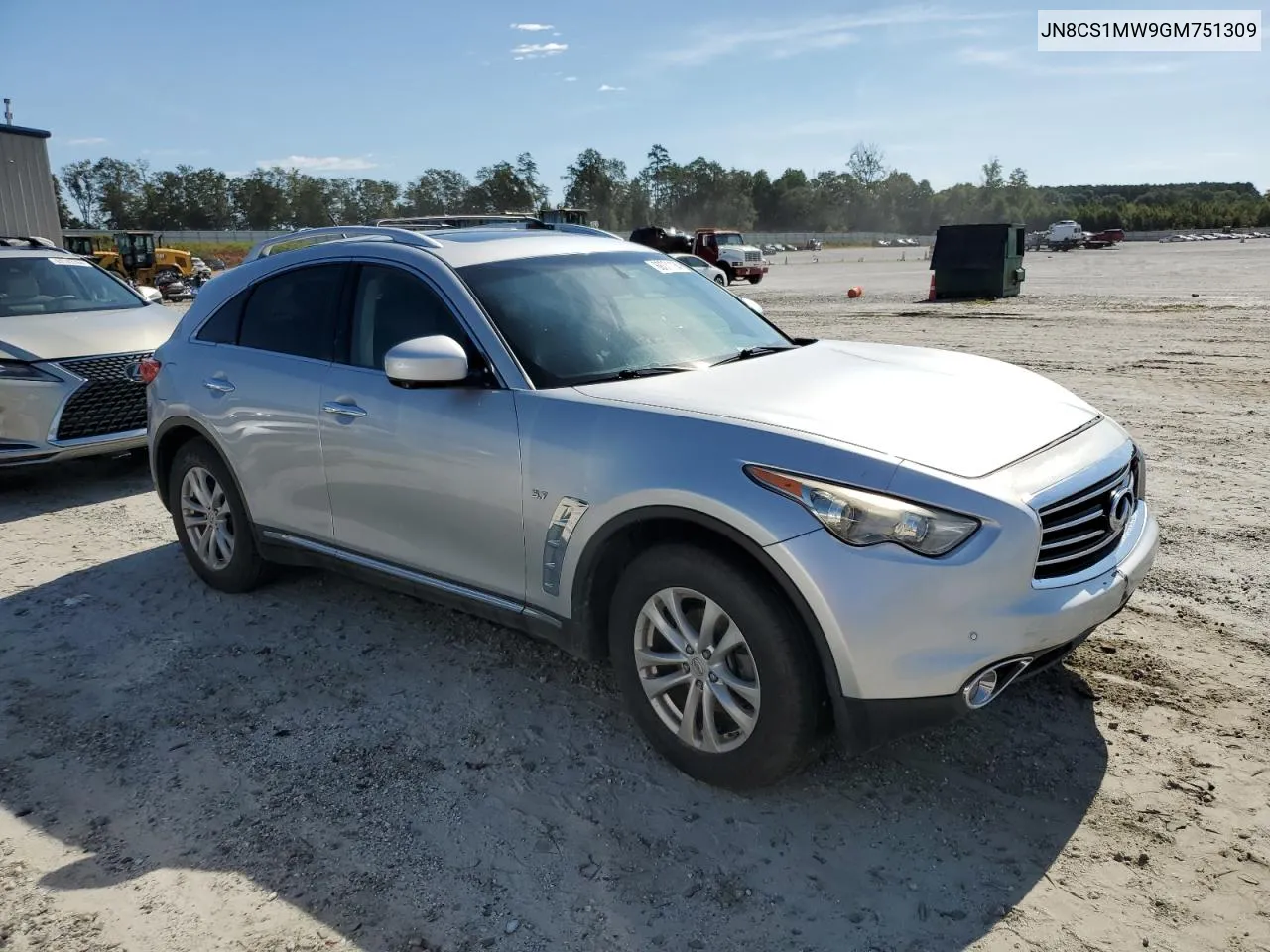 2016 Infiniti Qx70 VIN: JN8CS1MW9GM751309 Lot: 69771134