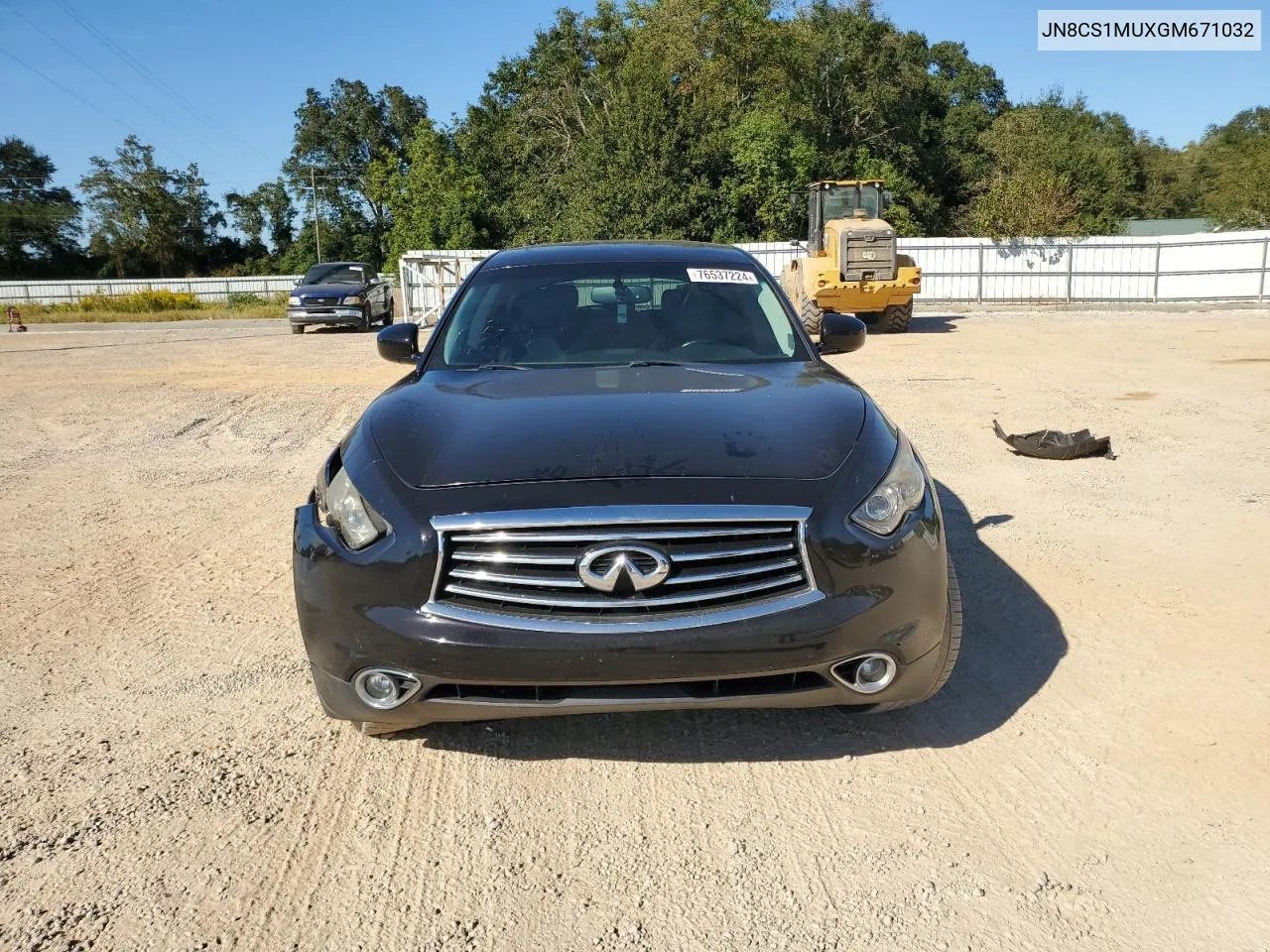 JN8CS1MUXGM671032 2016 Infiniti Qx70