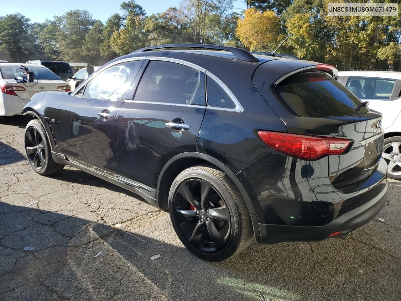 2016 Infiniti Qx70 VIN: JN8CS1MU8GM671479 Lot: 76996464