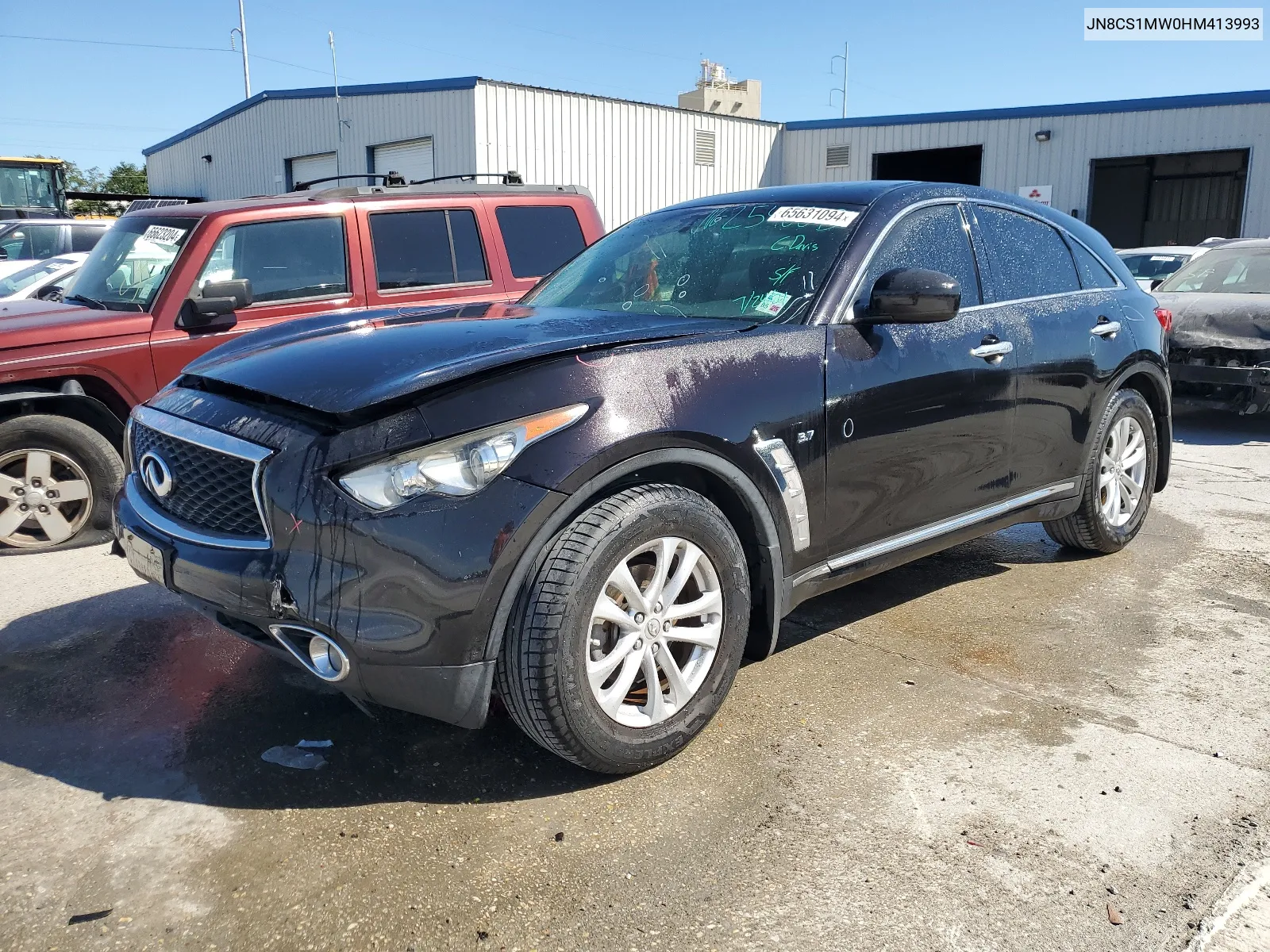 2017 Infiniti Qx70 VIN: JN8CS1MW0HM413993 Lot: 65631094