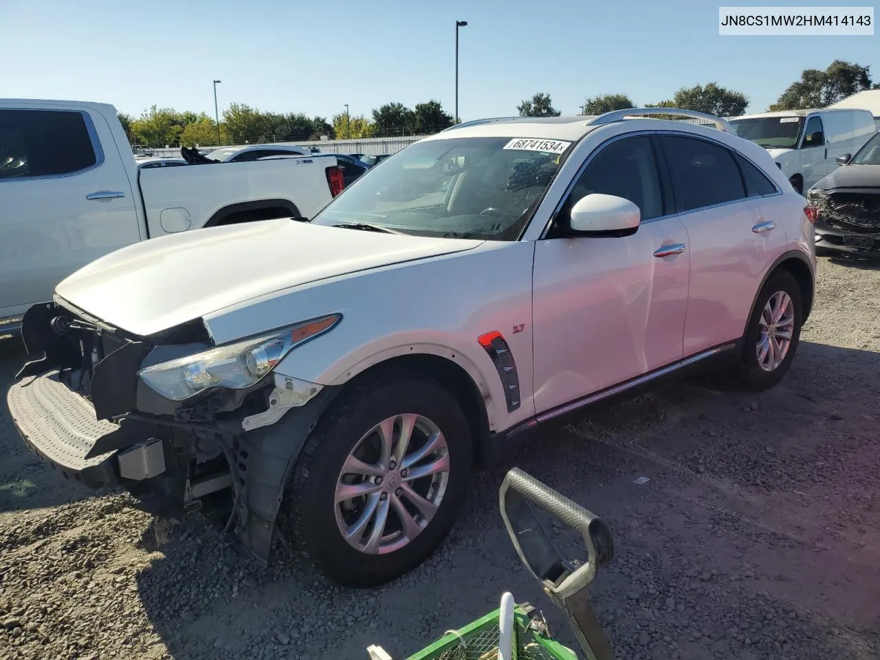 JN8CS1MW2HM414143 2017 Infiniti Qx70