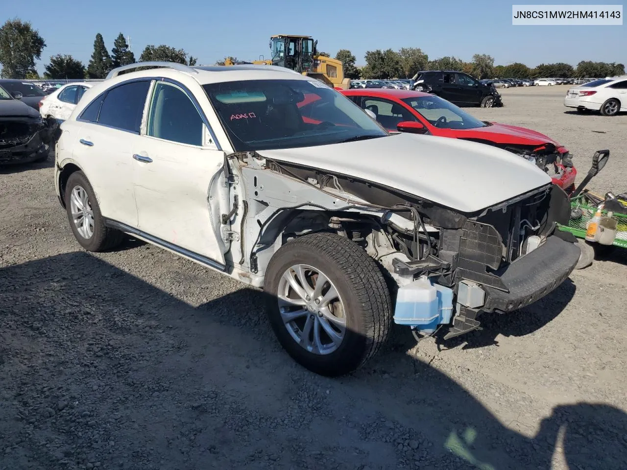 2017 Infiniti Qx70 VIN: JN8CS1MW2HM414143 Lot: 68741534