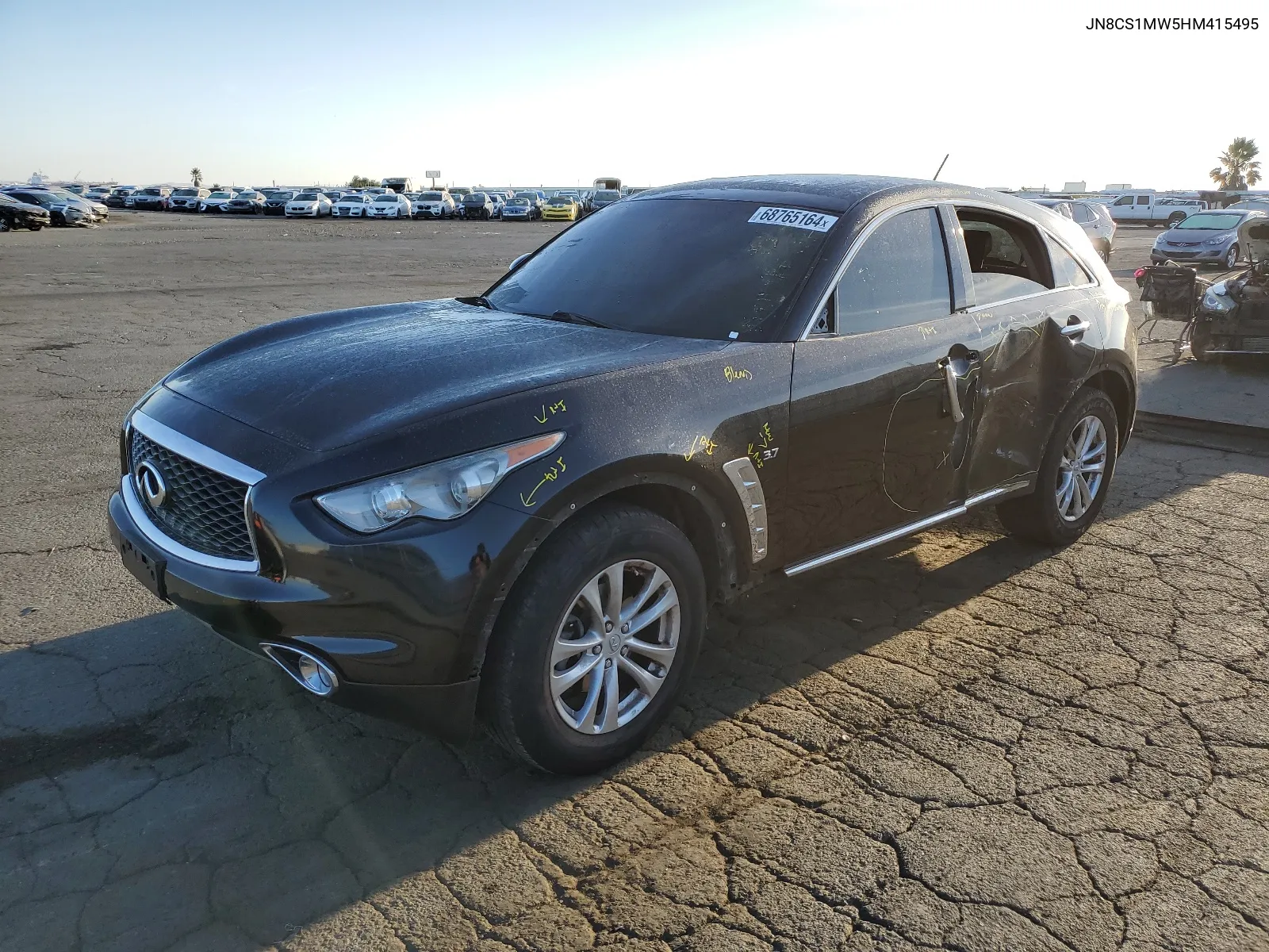 2017 Infiniti Qx70 VIN: JN8CS1MW5HM415495 Lot: 68765164