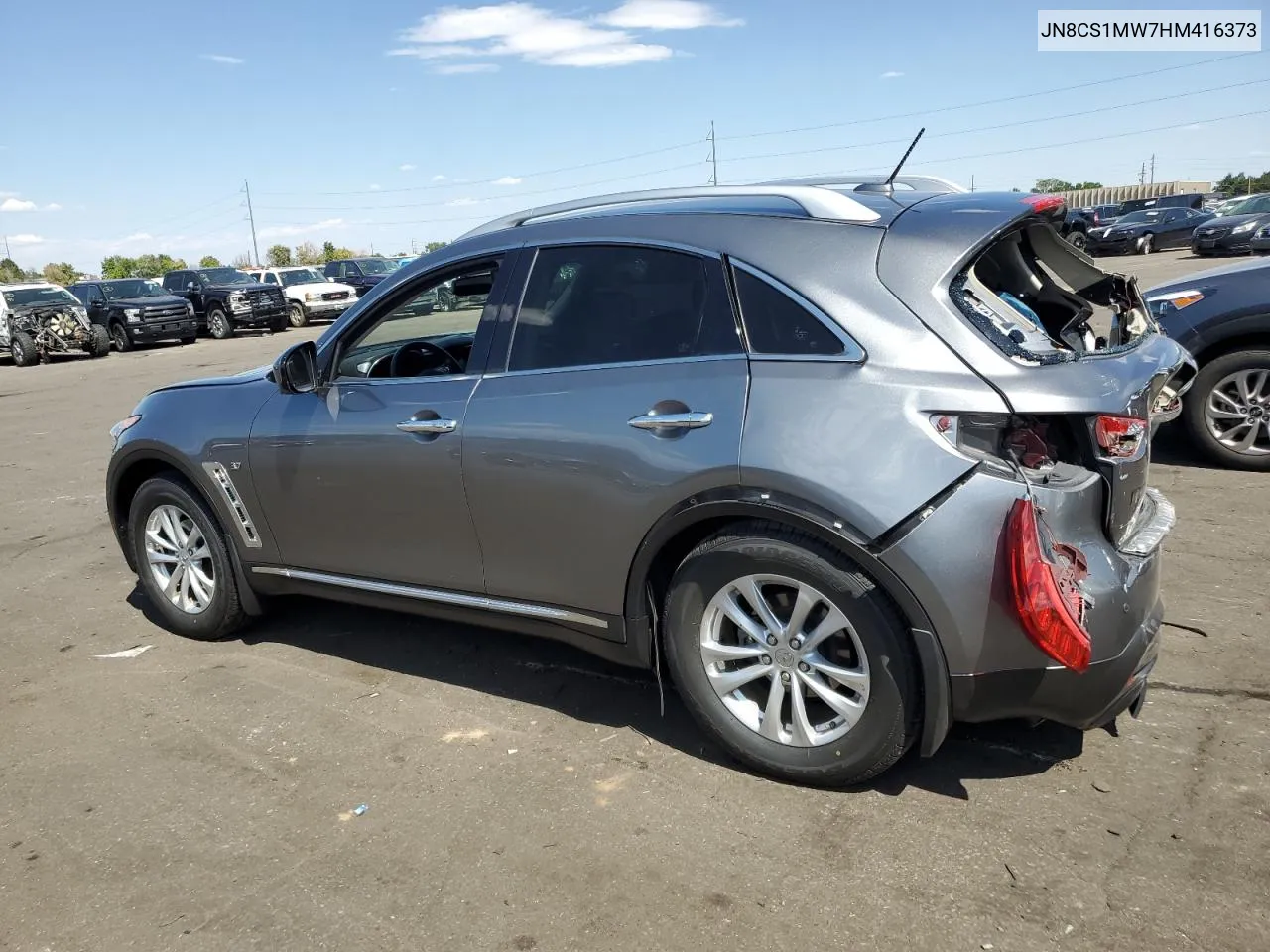 2017 Infiniti Qx70 VIN: JN8CS1MW7HM416373 Lot: 70096024