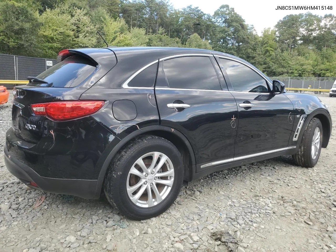 2017 Infiniti Qx70 VIN: JN8CS1MW6HM415148 Lot: 70858074