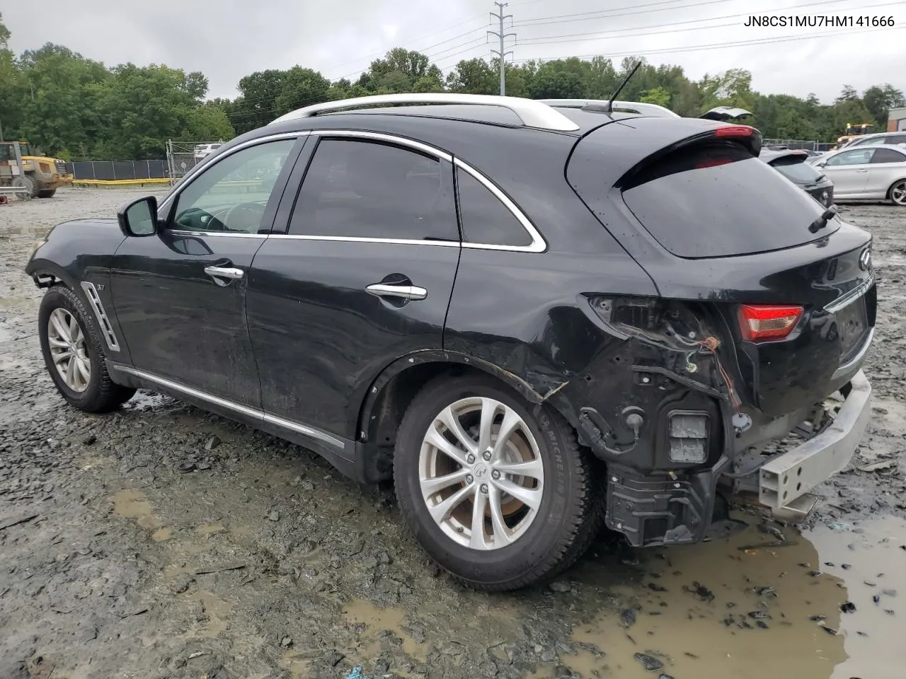 2017 Infiniti Qx70 VIN: JN8CS1MU7HM141666 Lot: 73034634