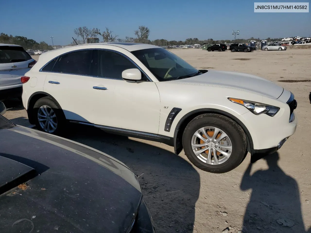 2017 Infiniti Qx70 VIN: JN8CS1MU7HM140582 Lot: 76247734