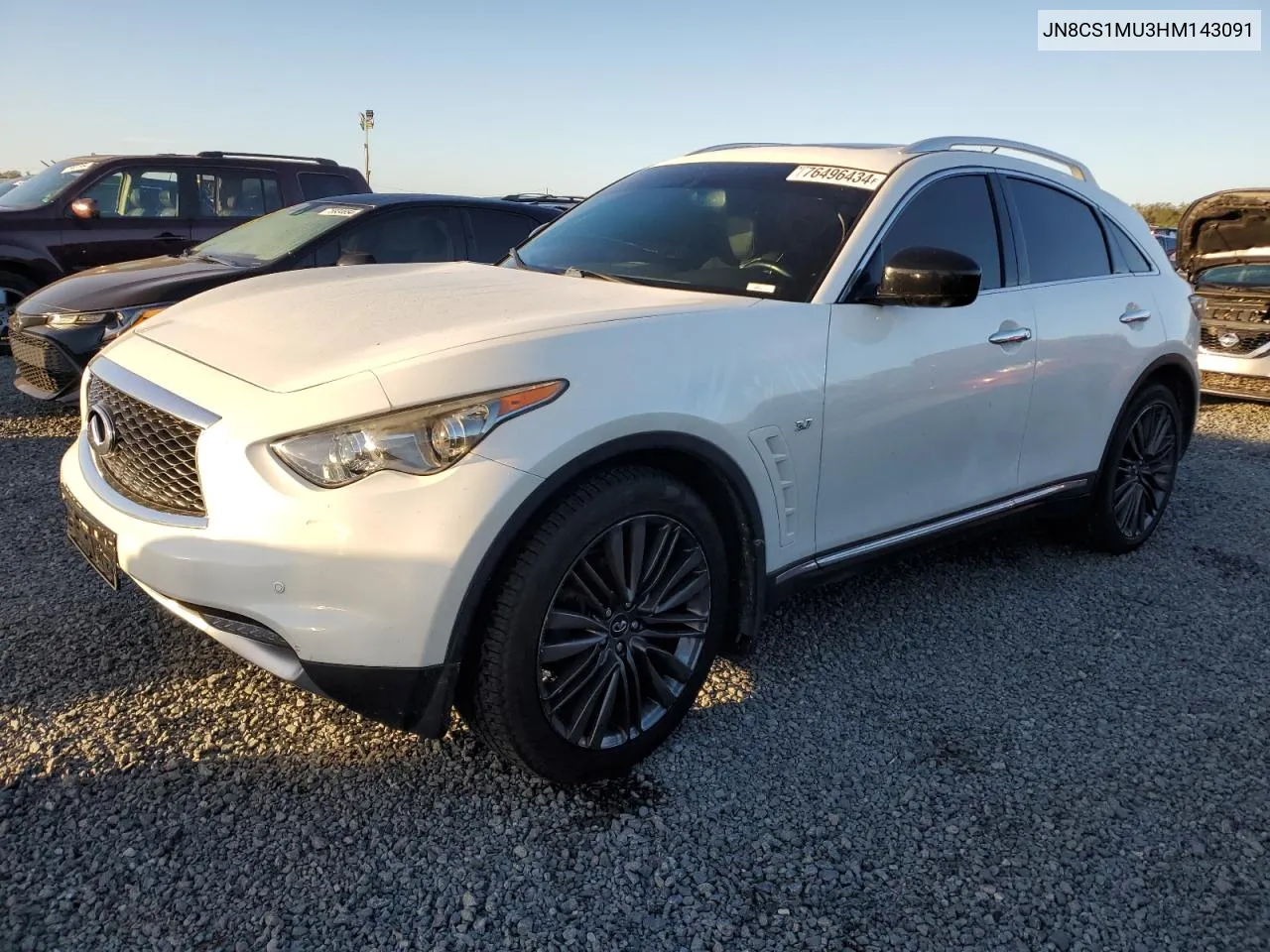 JN8CS1MU3HM143091 2017 Infiniti Qx70