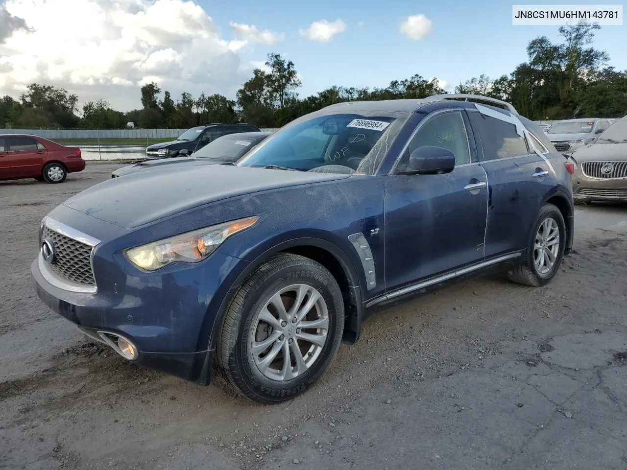 2017 Infiniti Qx70 VIN: JN8CS1MU6HM143781 Lot: 77941764