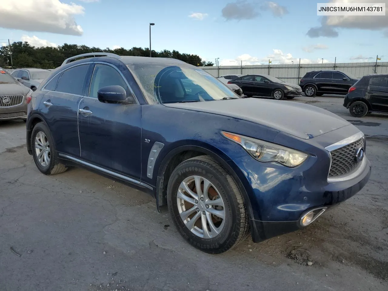 2017 Infiniti Qx70 VIN: JN8CS1MU6HM143781 Lot: 77941764