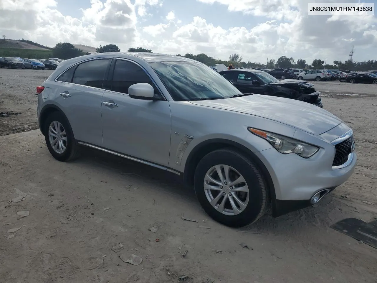 2017 Infiniti Qx70 VIN: JN8CS1MU1HM143638 Lot: 79210274