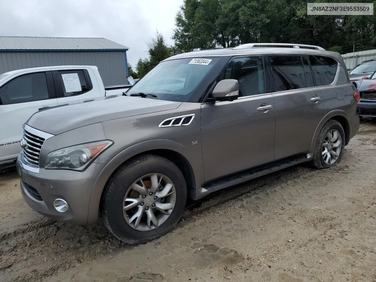 2014 Infiniti Qx80 VIN: JN8AZ2NF3E9553509 Lot: 71363344