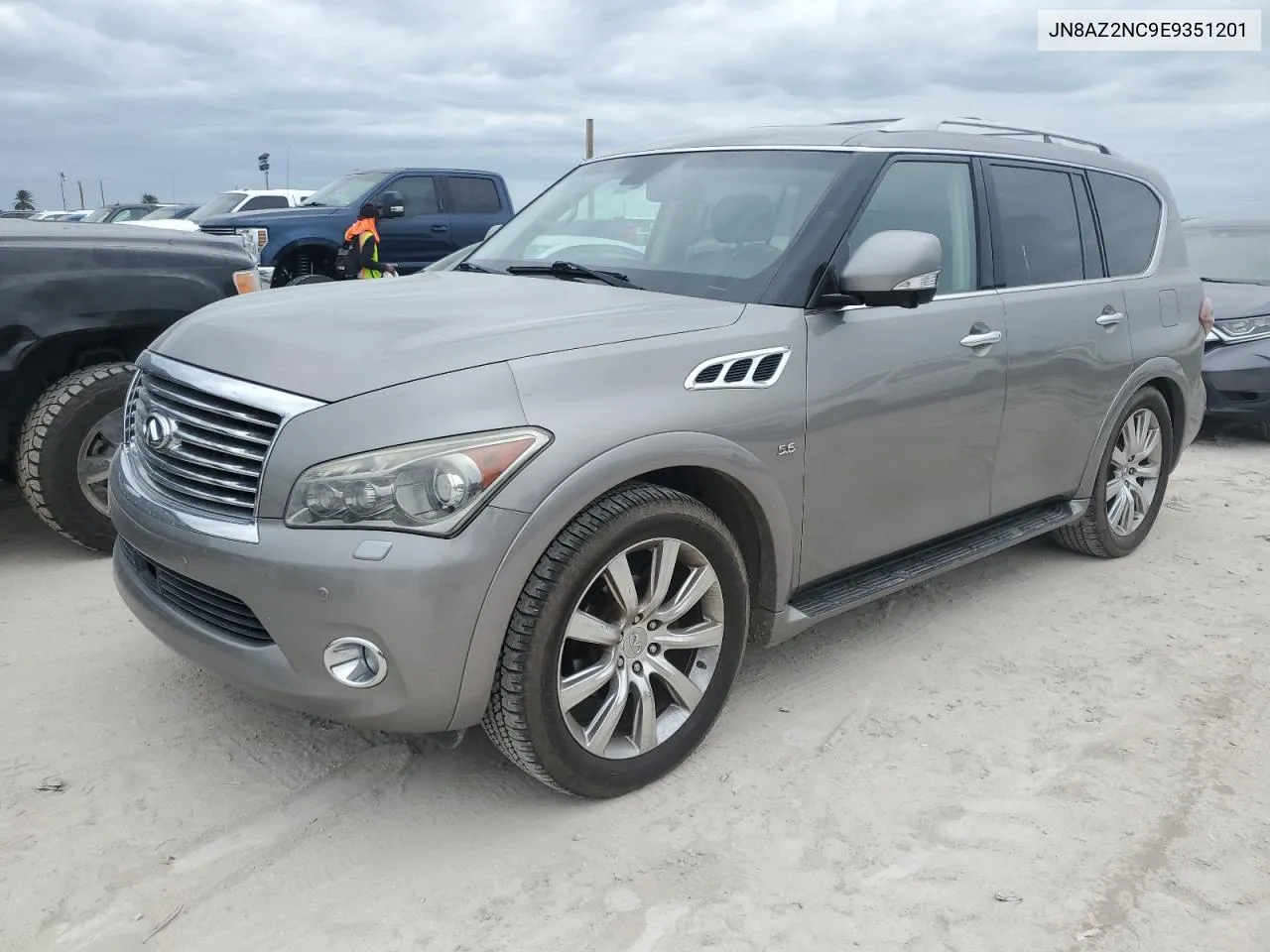 2014 Infiniti Qx80 VIN: JN8AZ2NC9E9351201 Lot: 76492374