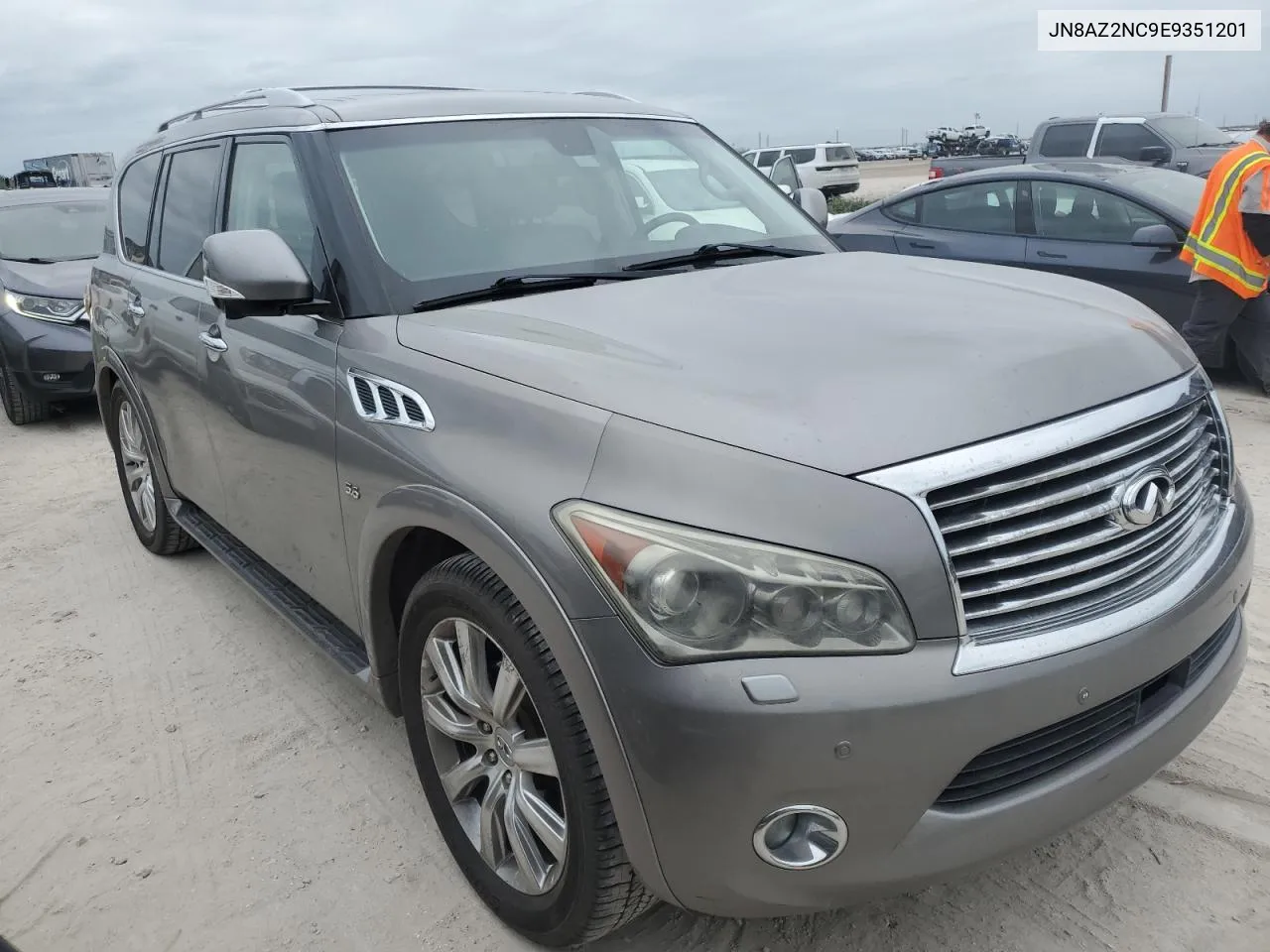 2014 Infiniti Qx80 VIN: JN8AZ2NC9E9351201 Lot: 76492374