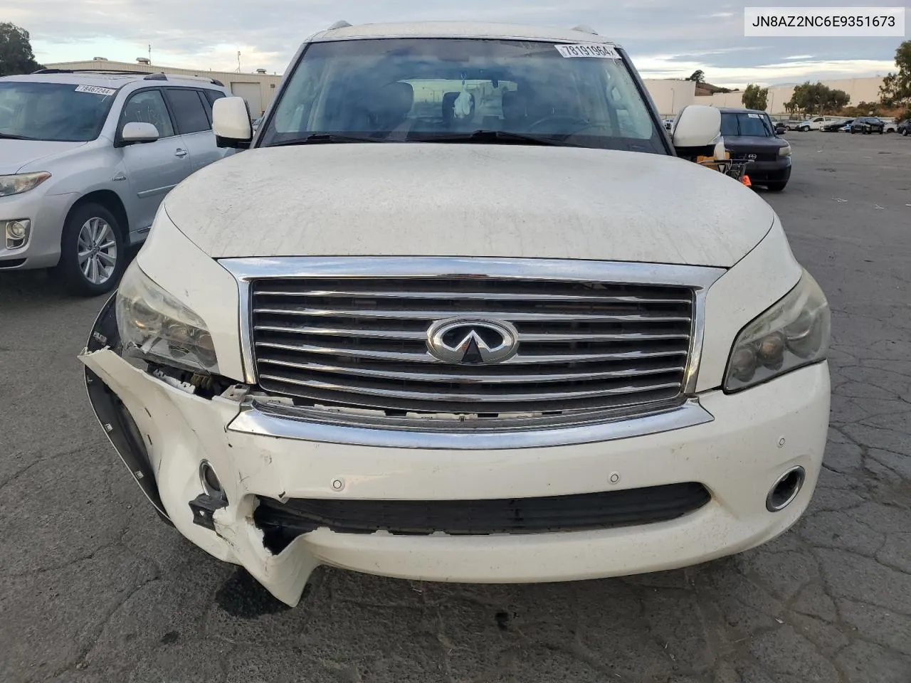 2014 Infiniti Qx80 VIN: JN8AZ2NC6E9351673 Lot: 78191964