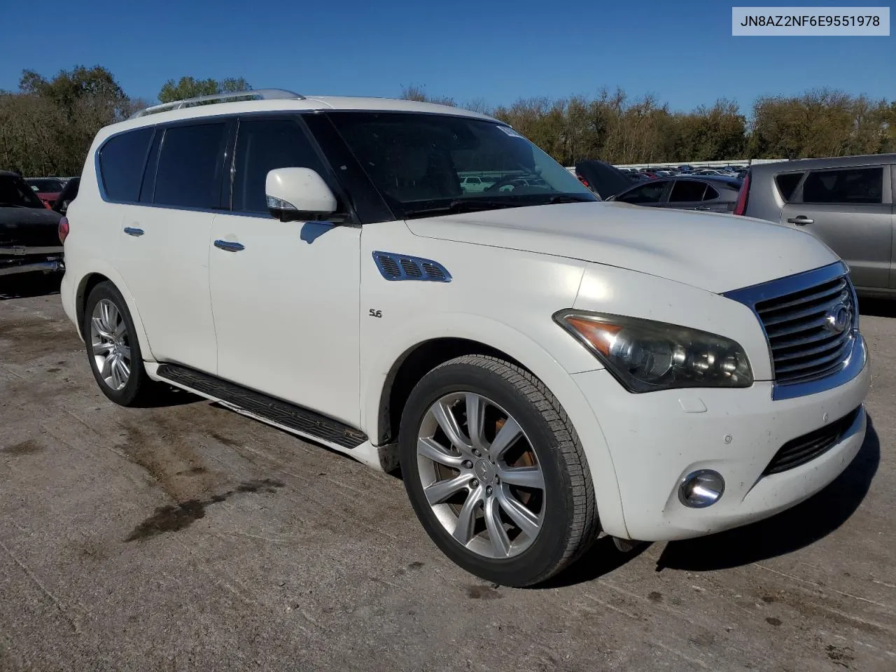 2014 Infiniti Qx80 VIN: JN8AZ2NF6E9551978 Lot: 80768534