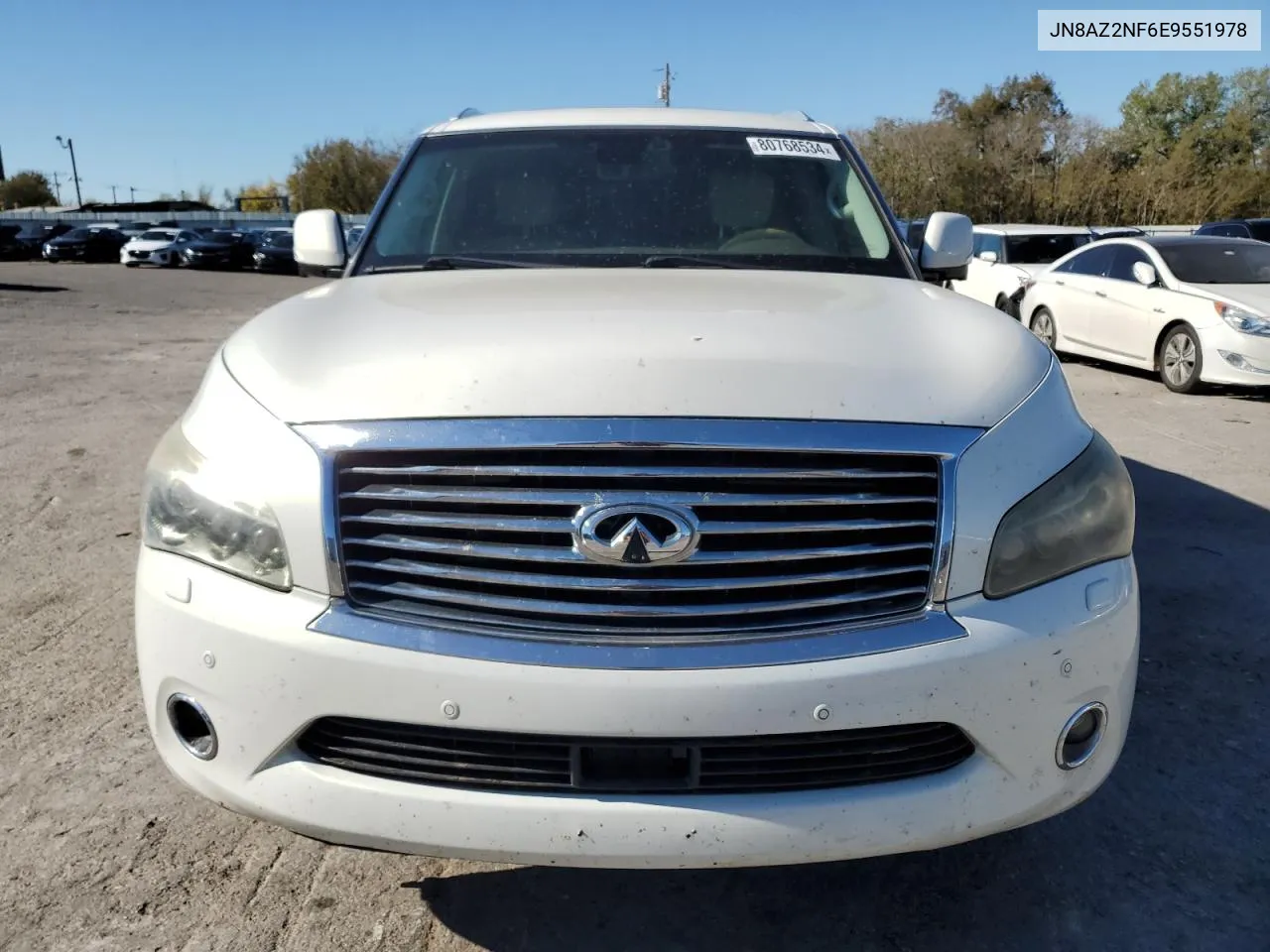 2014 Infiniti Qx80 VIN: JN8AZ2NF6E9551978 Lot: 80768534