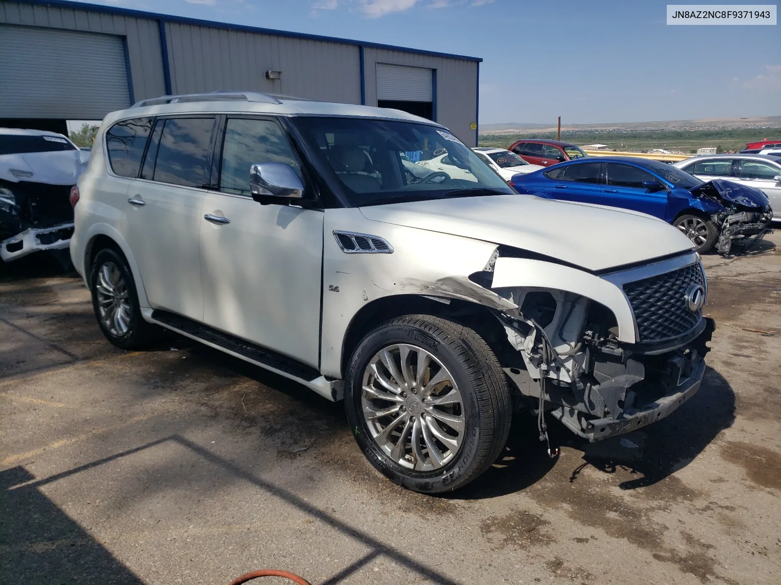 2015 Infiniti Qx80 VIN: JN8AZ2NC8F9371943 Lot: 64903484