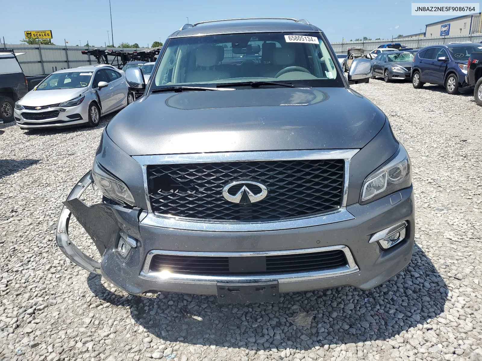 2015 Infiniti Qx80 VIN: JN8AZ2NE5F9086764 Lot: 65805134