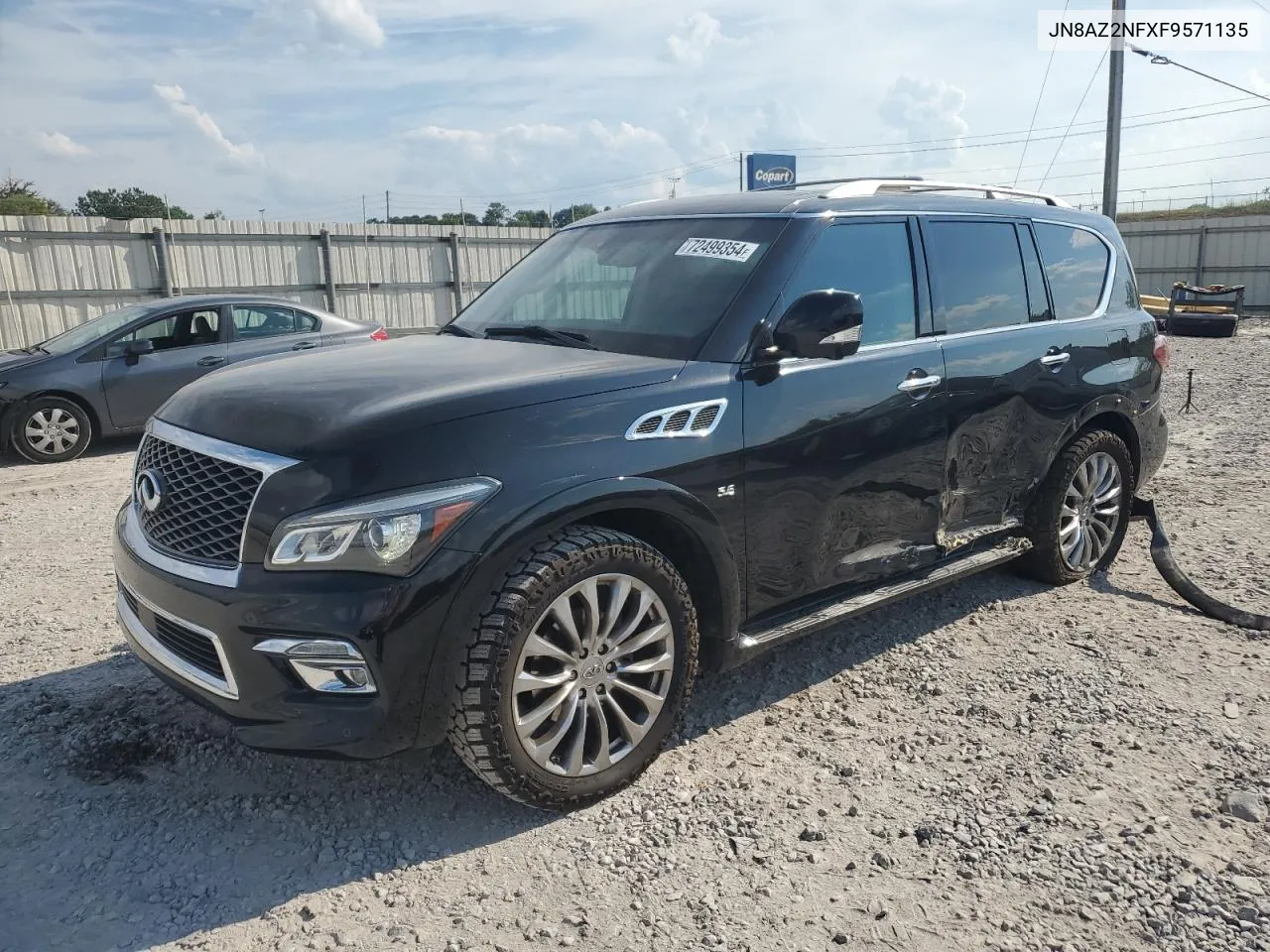 2015 Infiniti Qx80 VIN: JN8AZ2NFXF9571135 Lot: 72499354