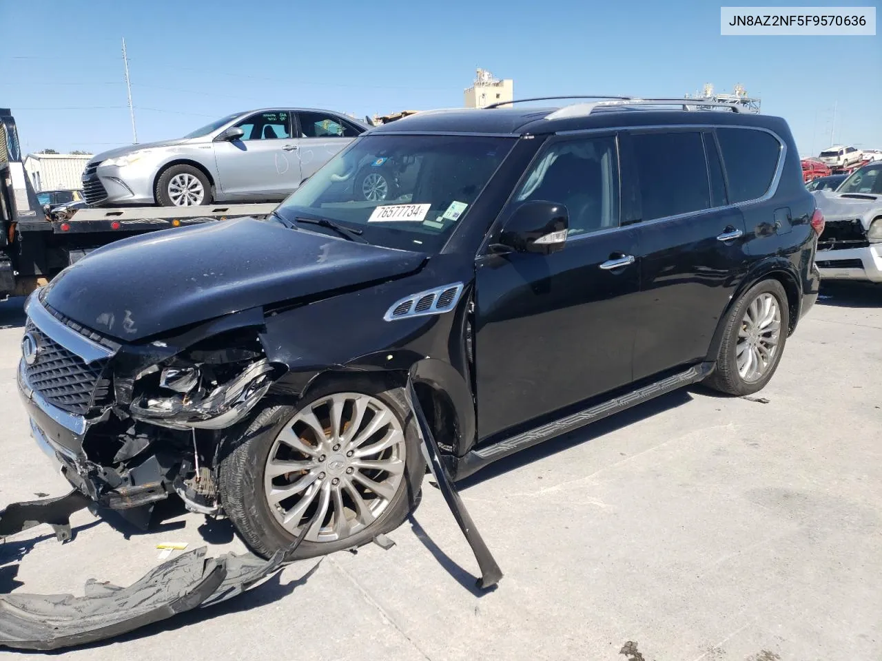 2015 Infiniti Qx80 VIN: JN8AZ2NF5F9570636 Lot: 76577734