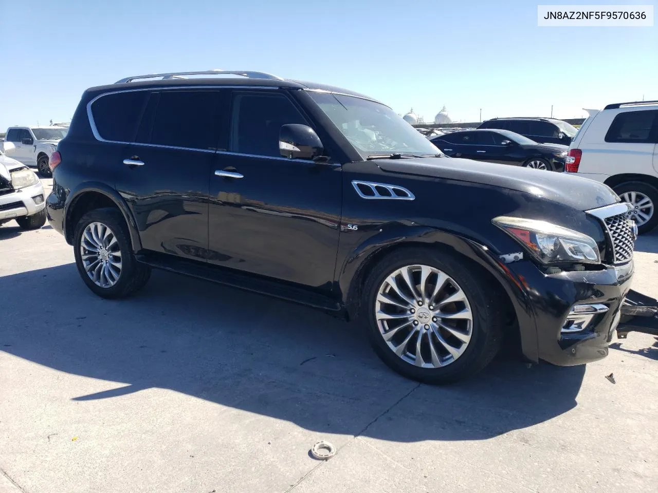 2015 Infiniti Qx80 VIN: JN8AZ2NF5F9570636 Lot: 76577734